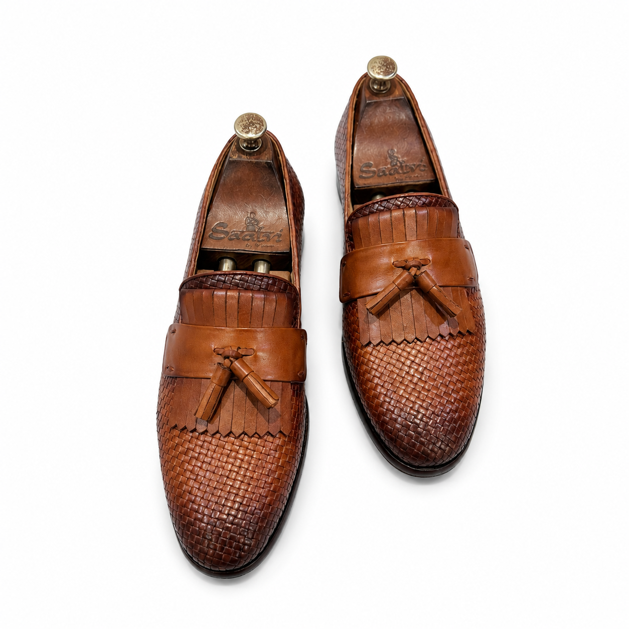 Imperial Weave Tassel Loafers