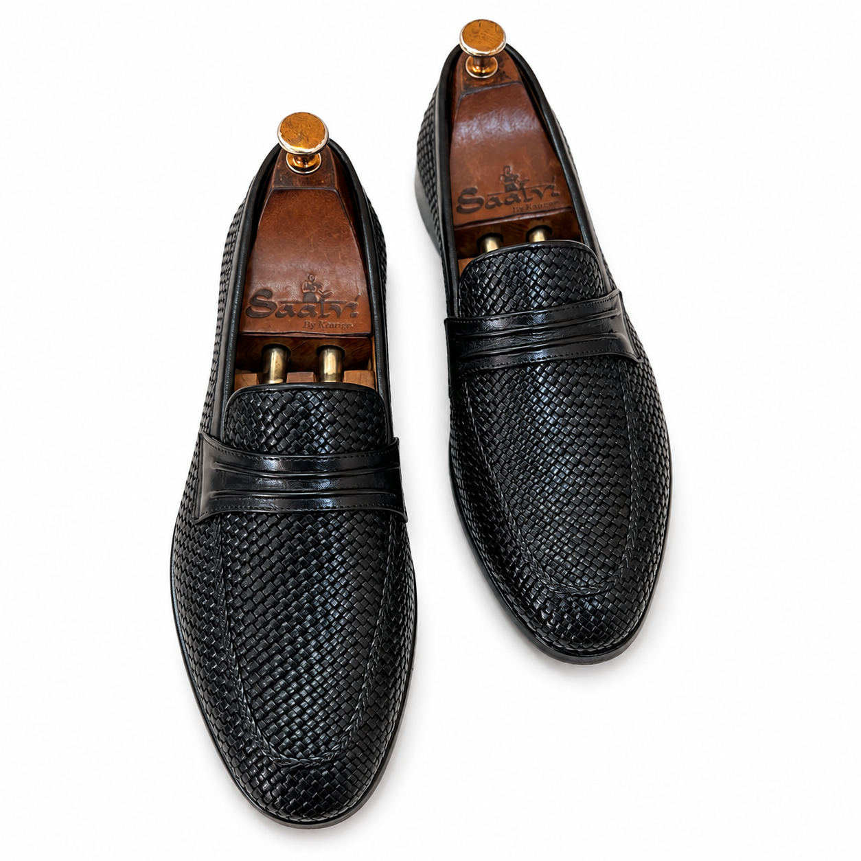 Handwoven Loafers - Black