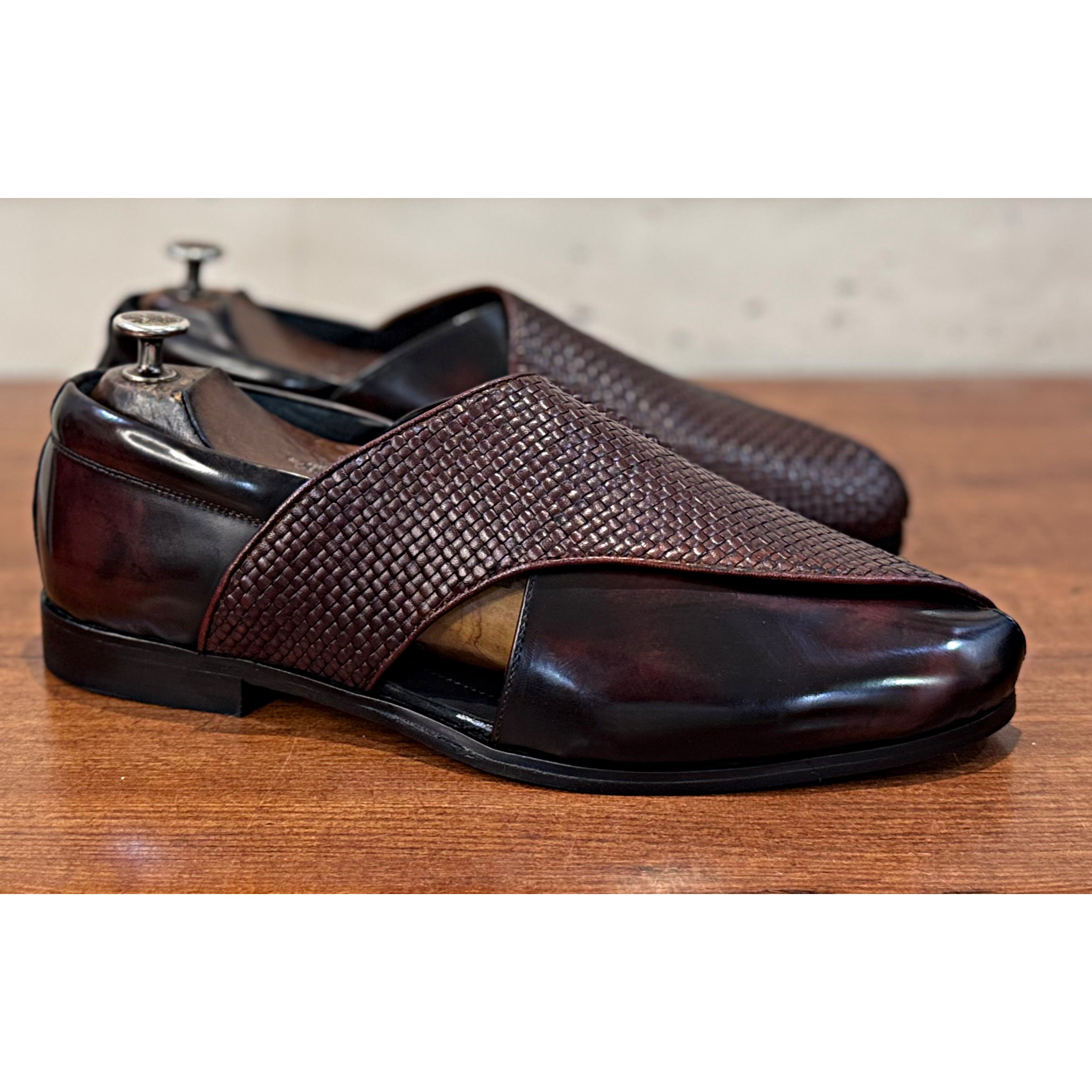 Brown Brushoff Peshwari Sandals
