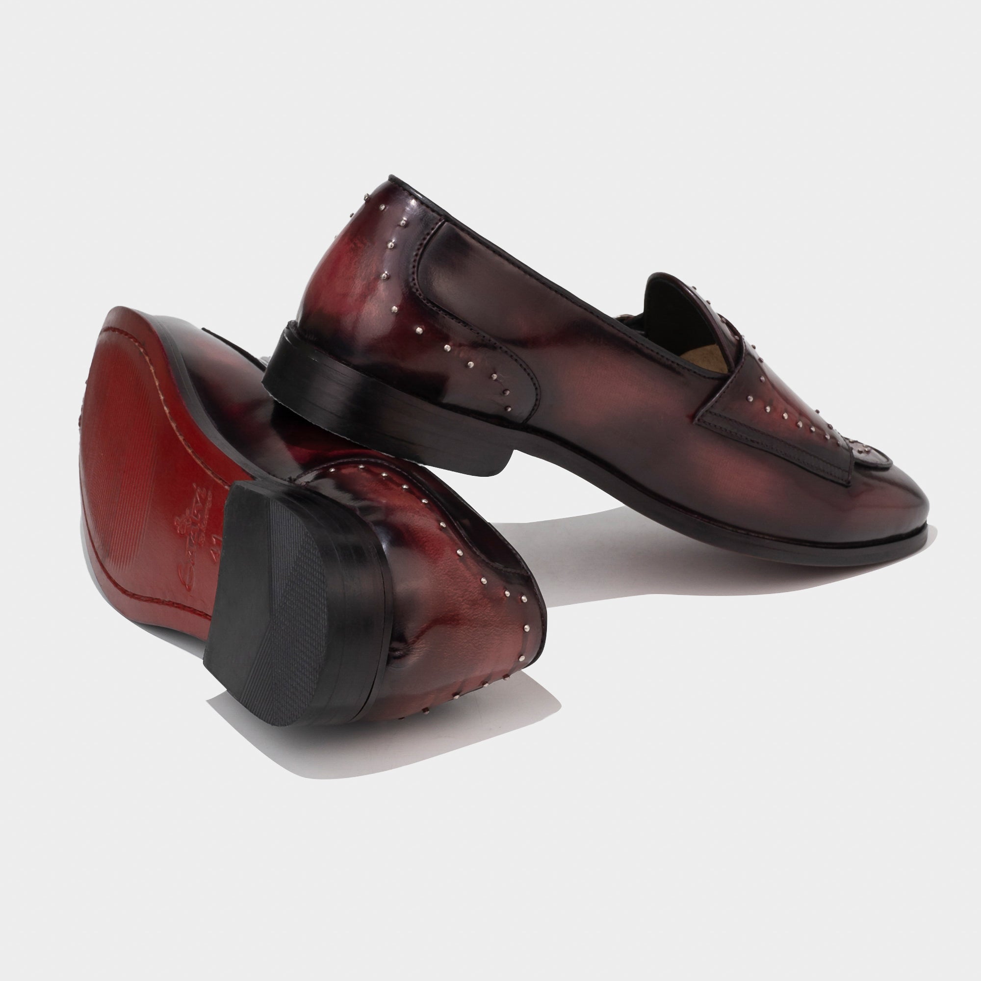 Belgian Monk Strap Bordo Bajri