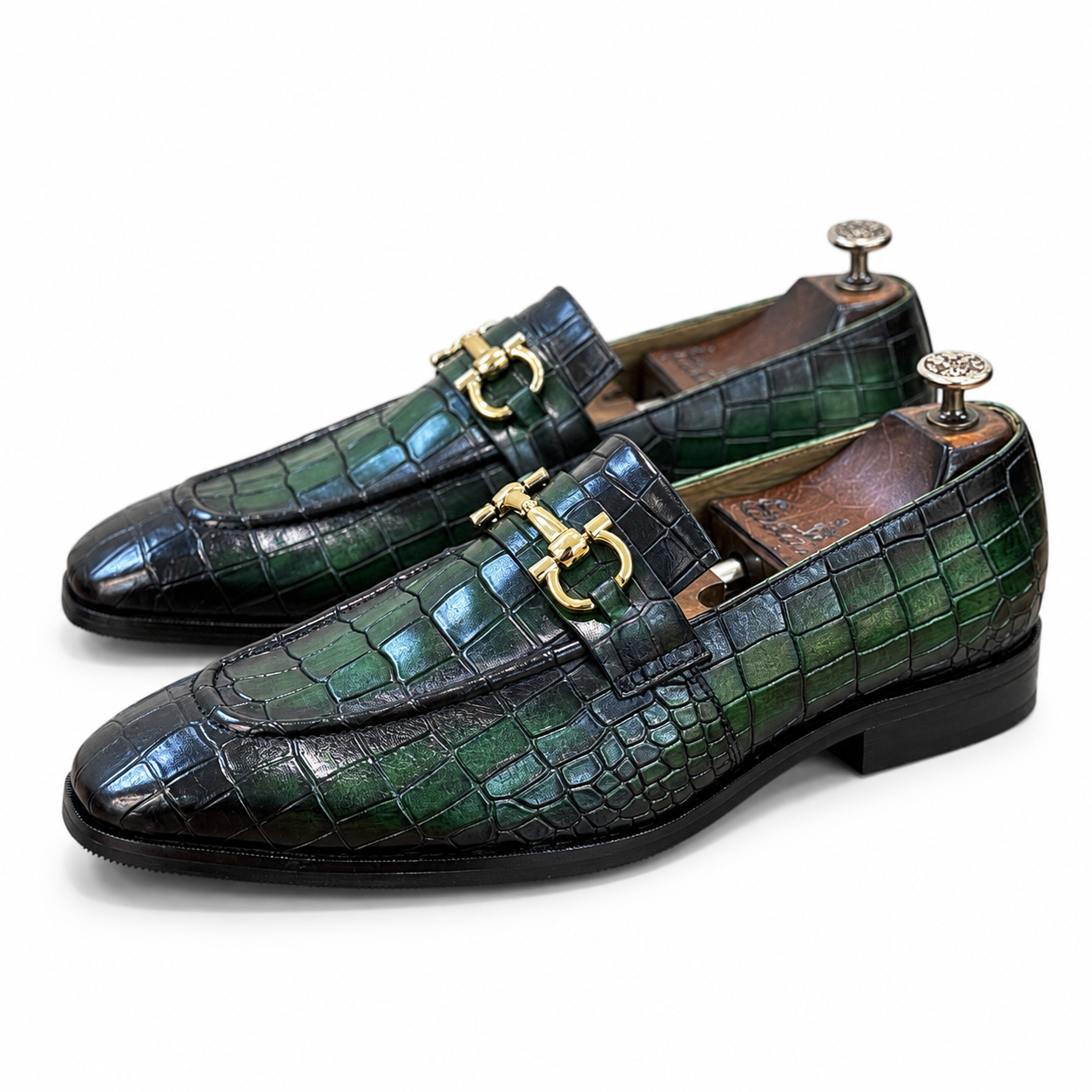 Emerald Noir Horsebit Loafer