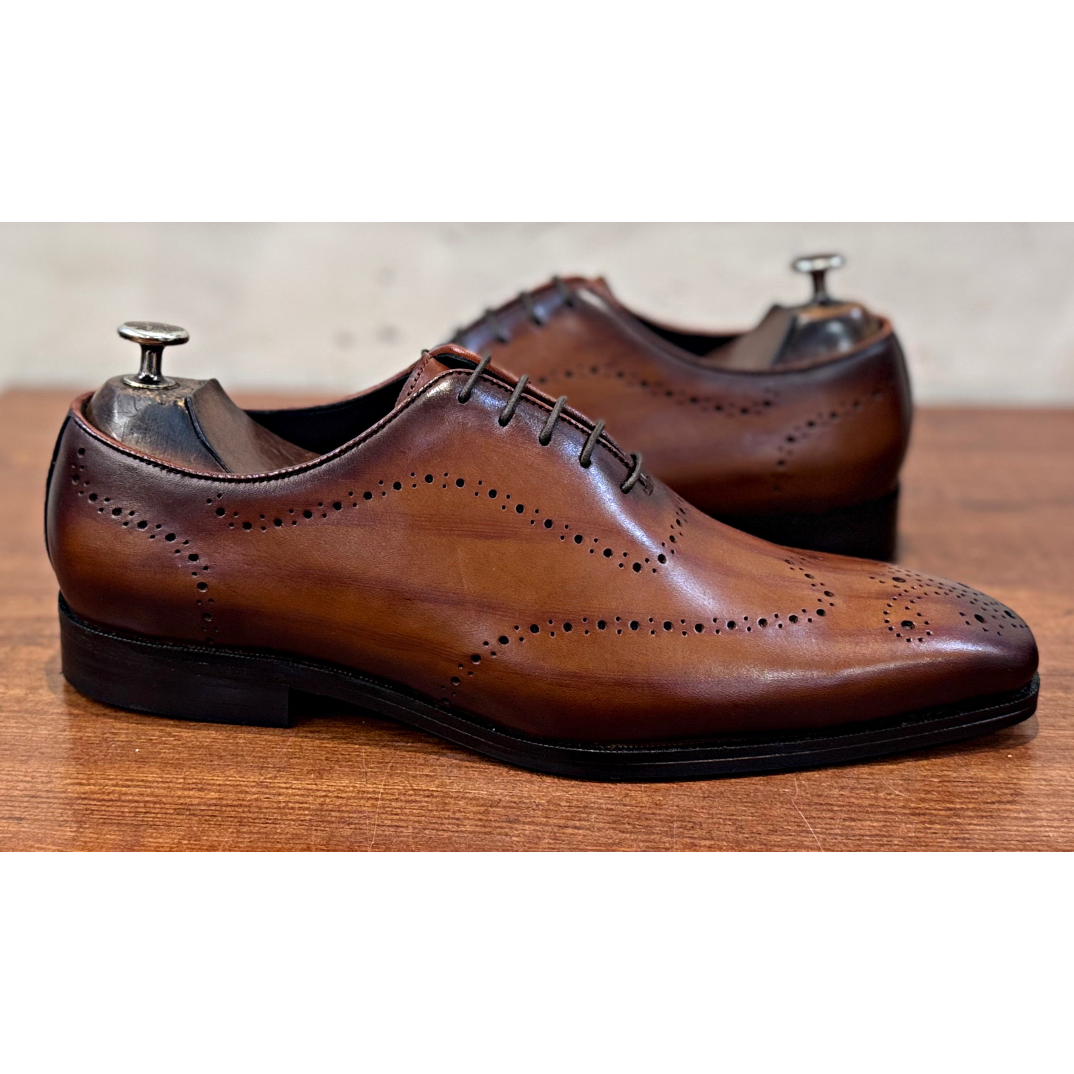 Wholecut Oxfords Cognac