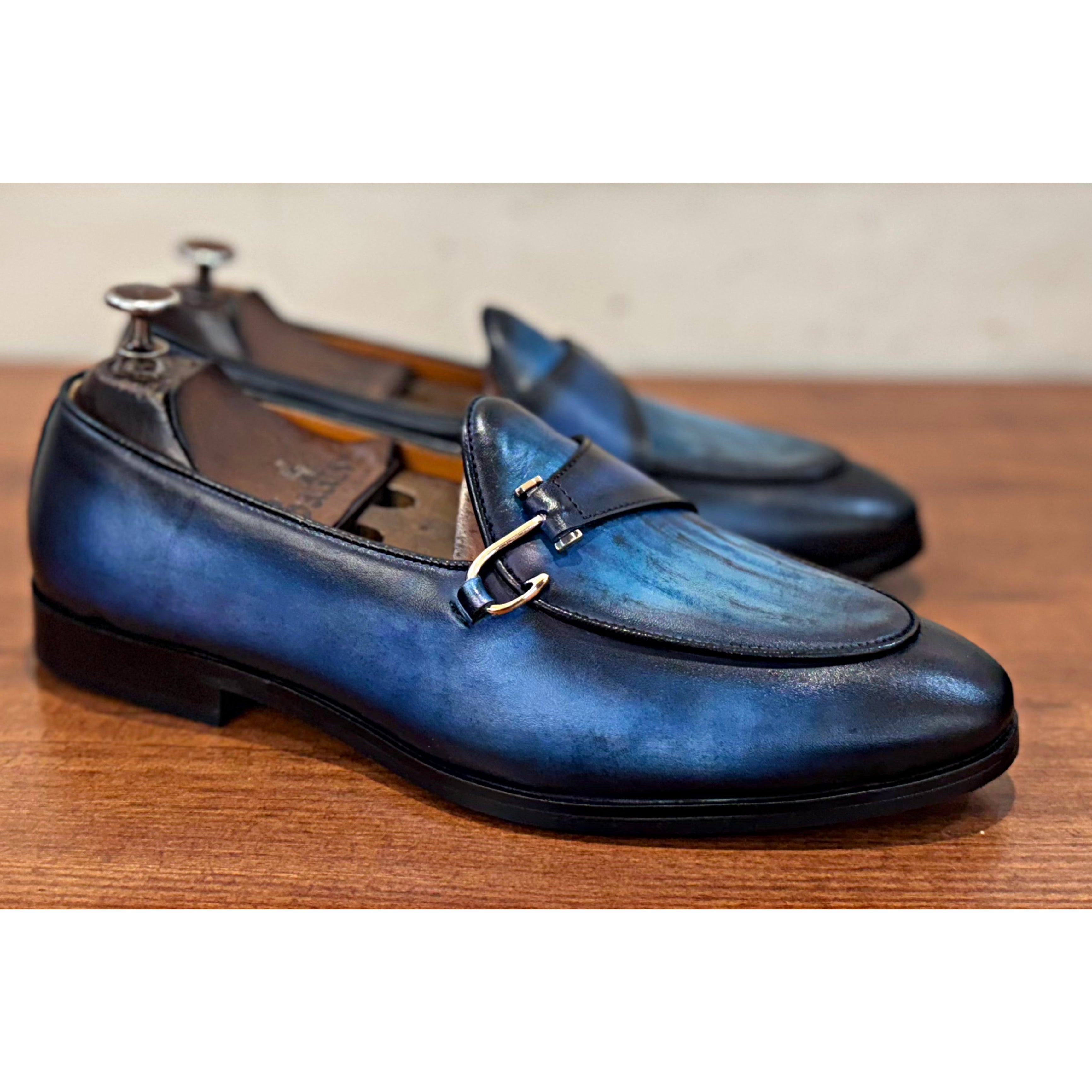Belgian Loafers Blue Moritz
