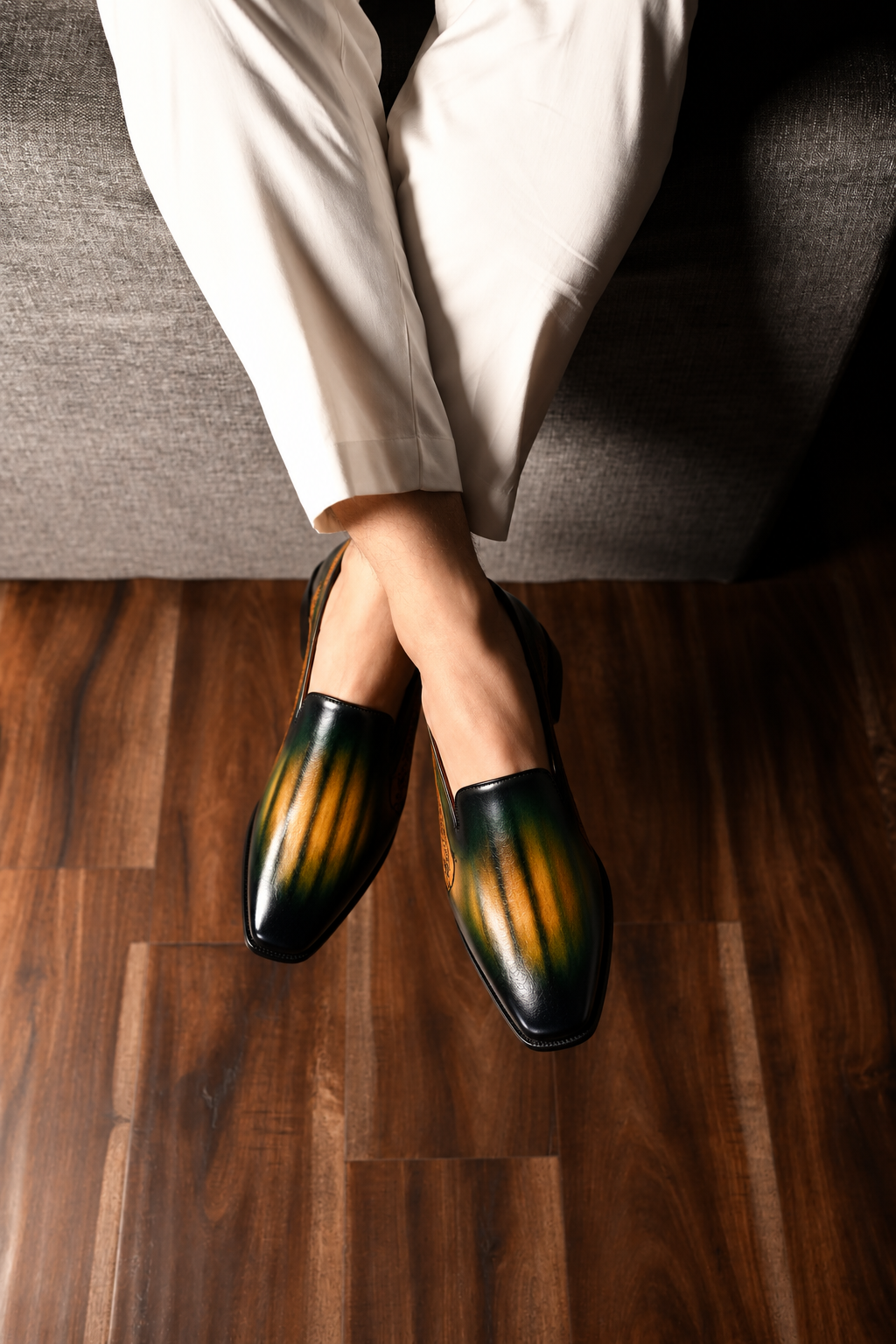 Emerald Panther Loafers