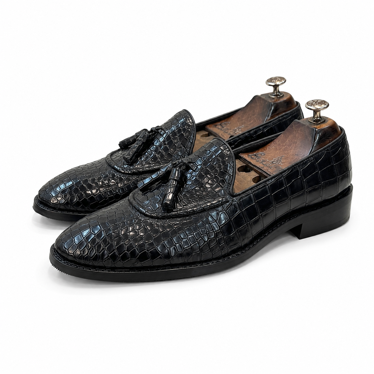 Eclipse Croc Tassel Loafers