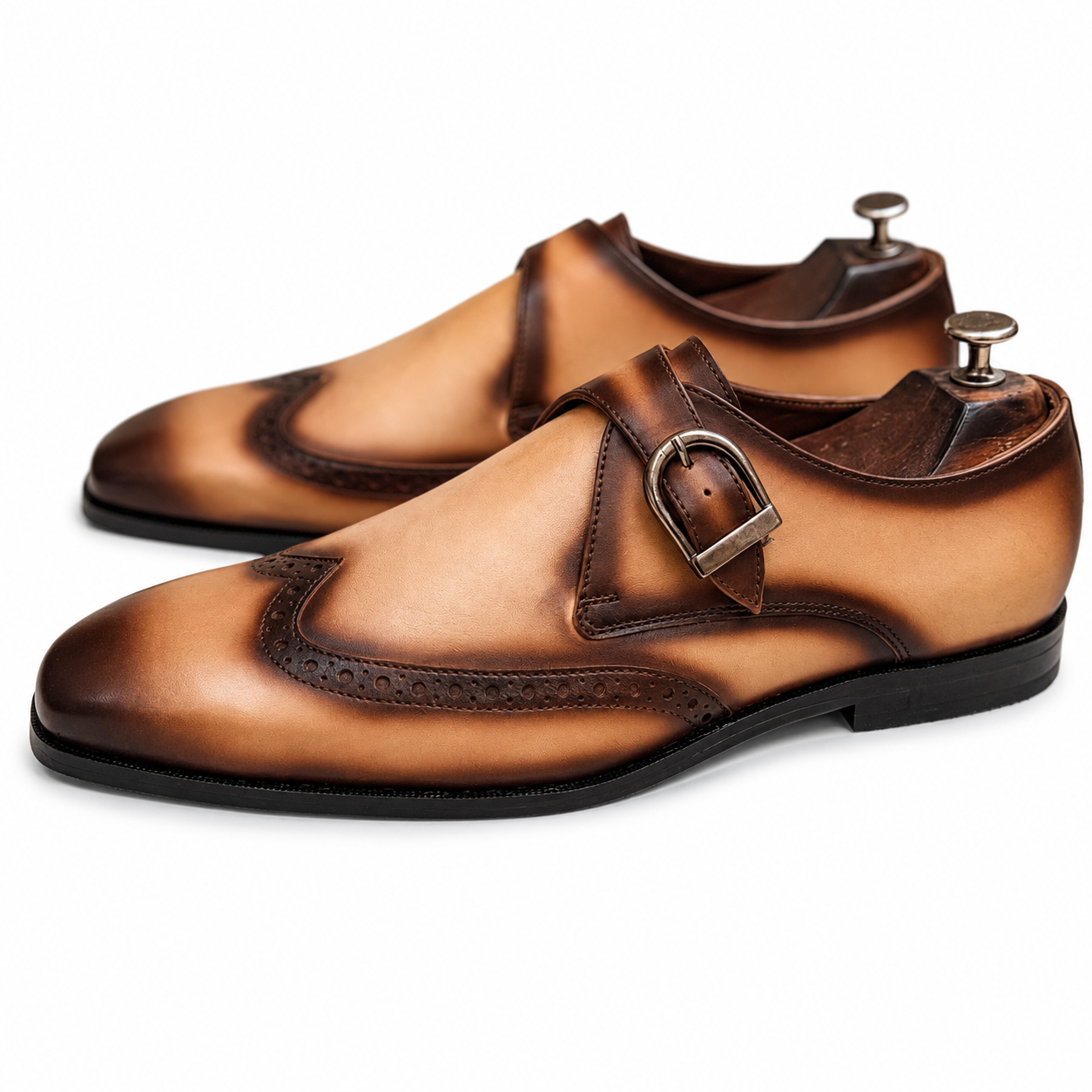 The Sandstone Regent Monk Strap