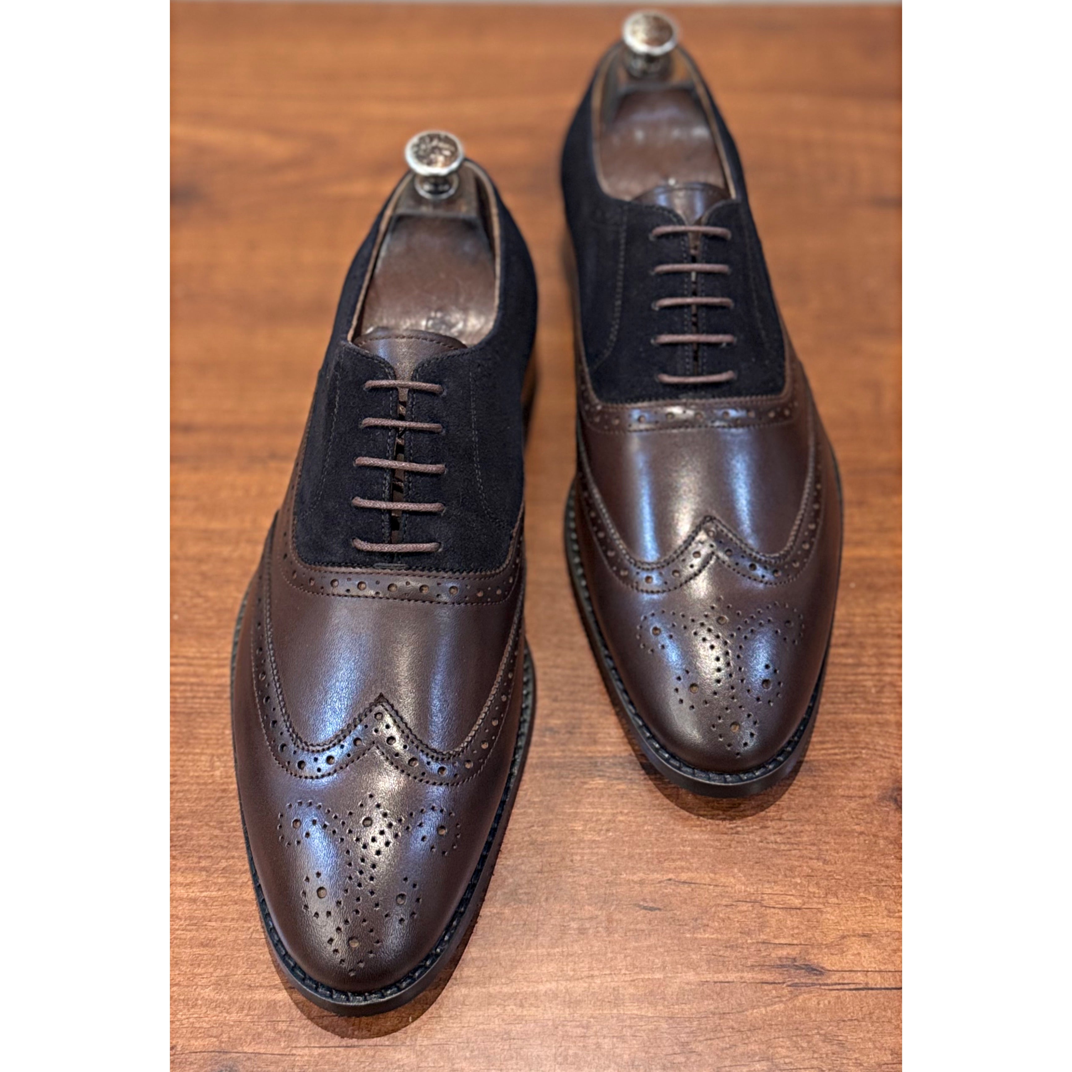 Two Tone Wingtip Oxfords