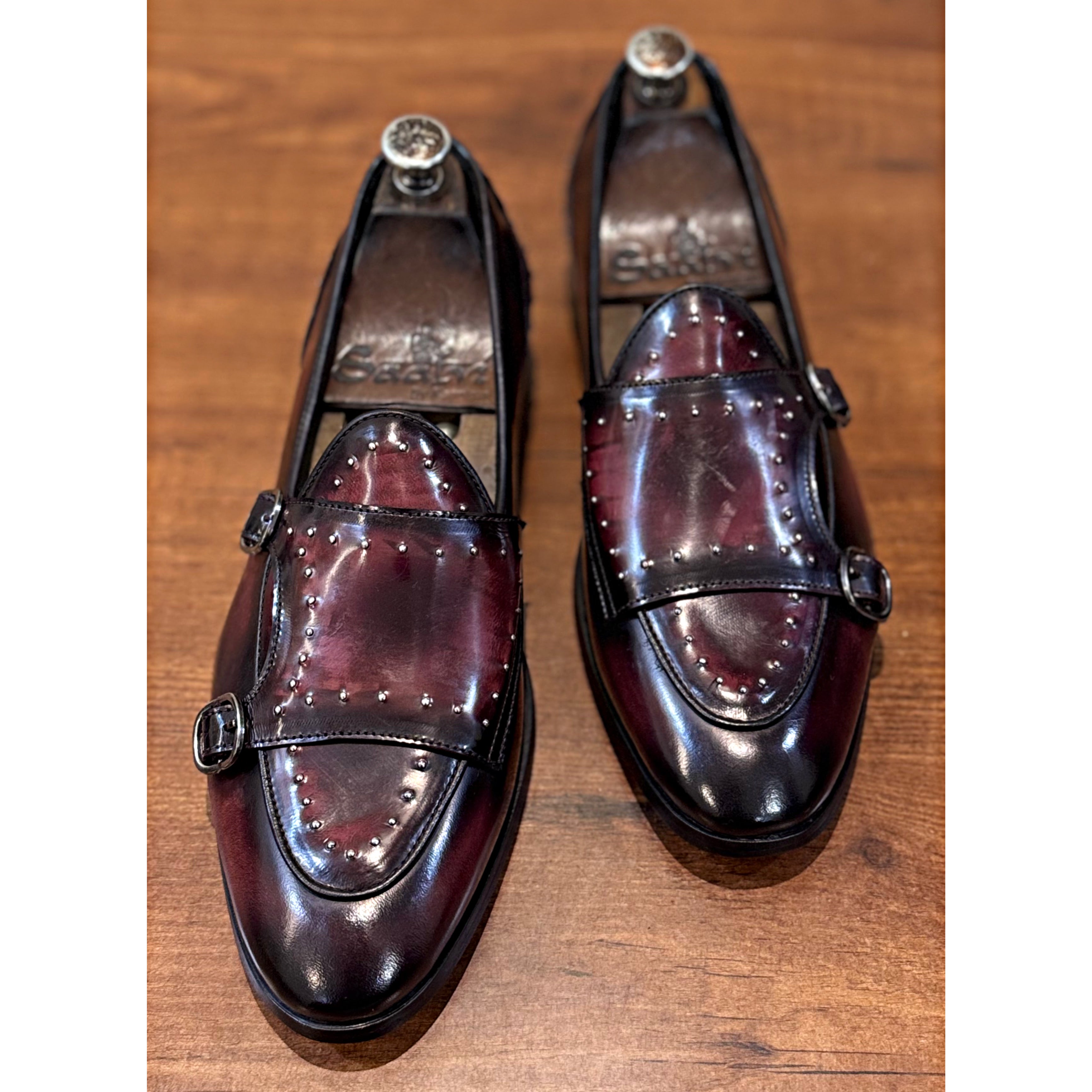 Belgian Monk Strap Bordo Bajri