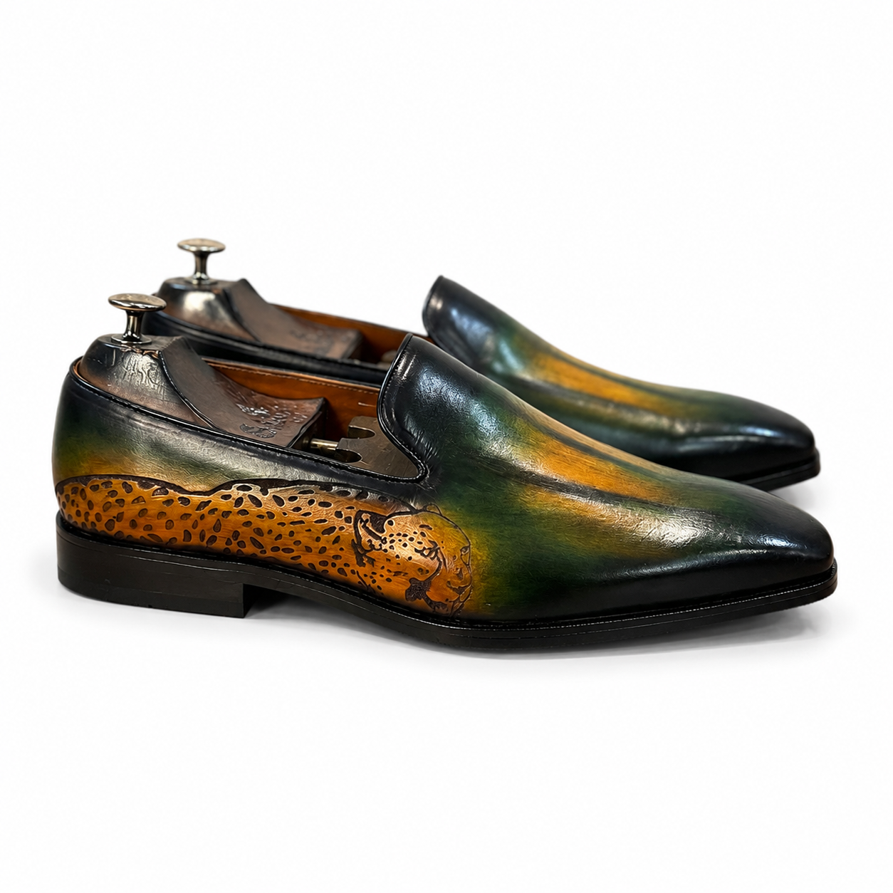 Emerald Panther Loafers