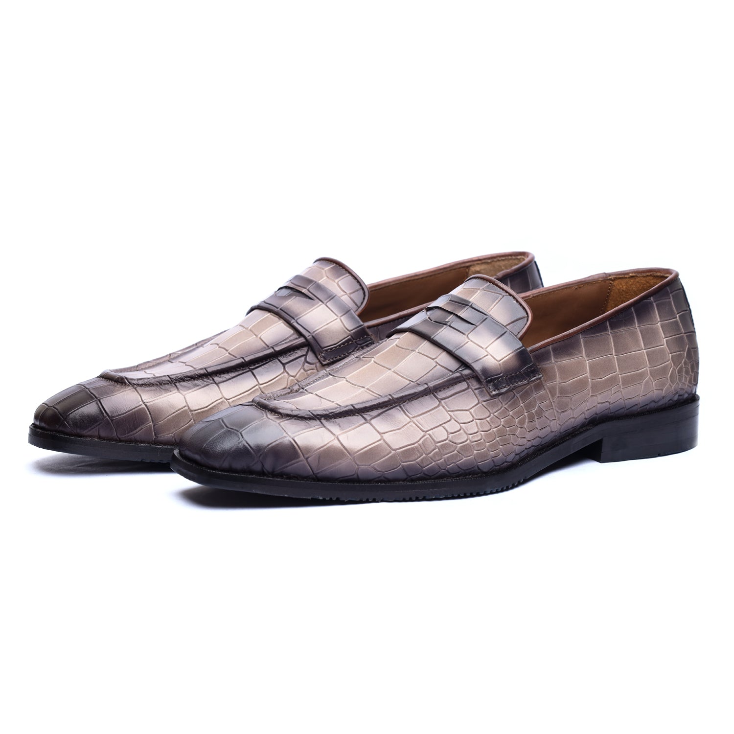 Penny Loafers Grey