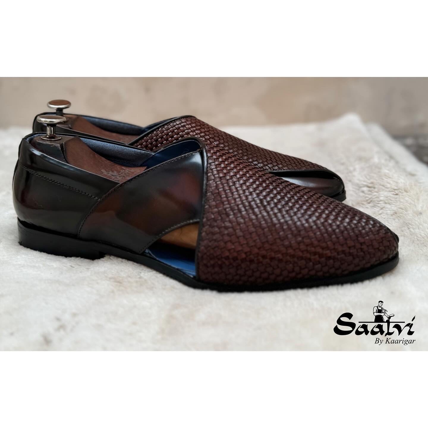 Brown Brushoff Peshwari Sandals