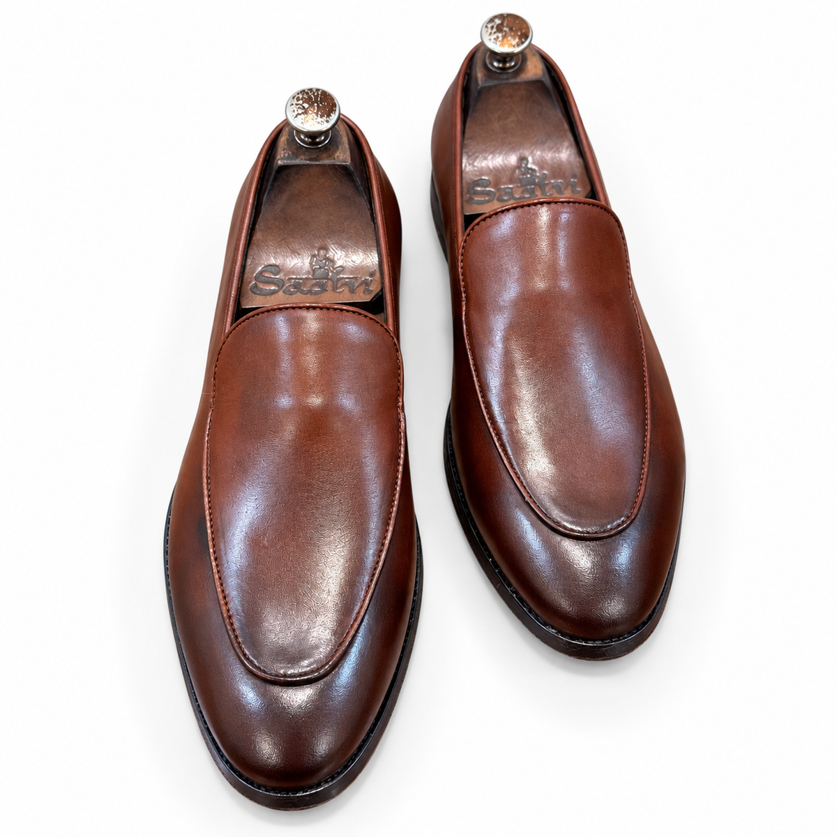 Brown Loafers Hand Finished