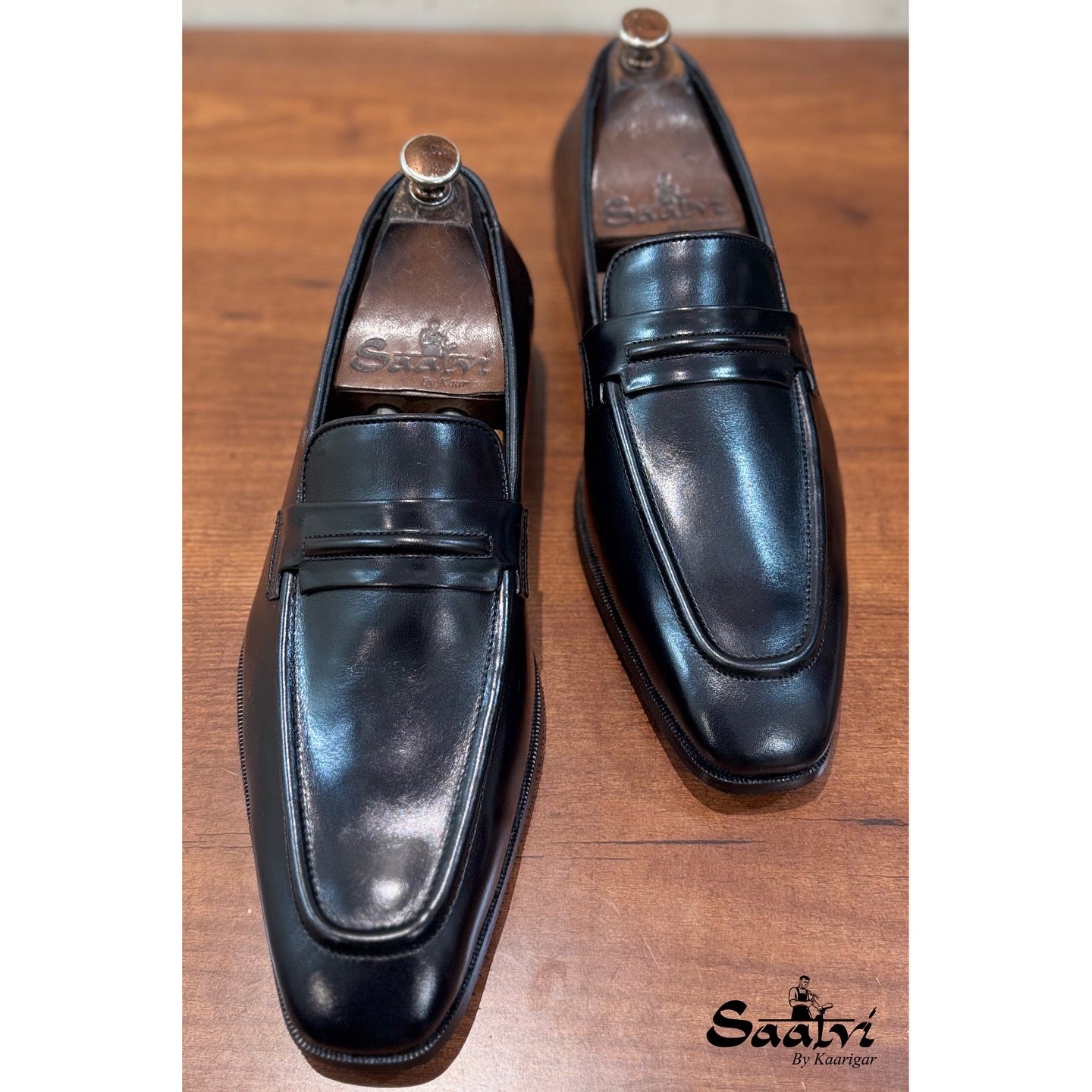 Black Penny Loafers Italia