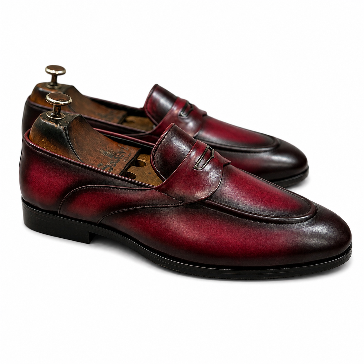 Crimson Royale Penny Loafers