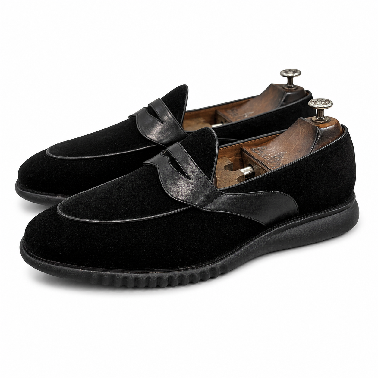 Midnight Suede Penny Loafer
