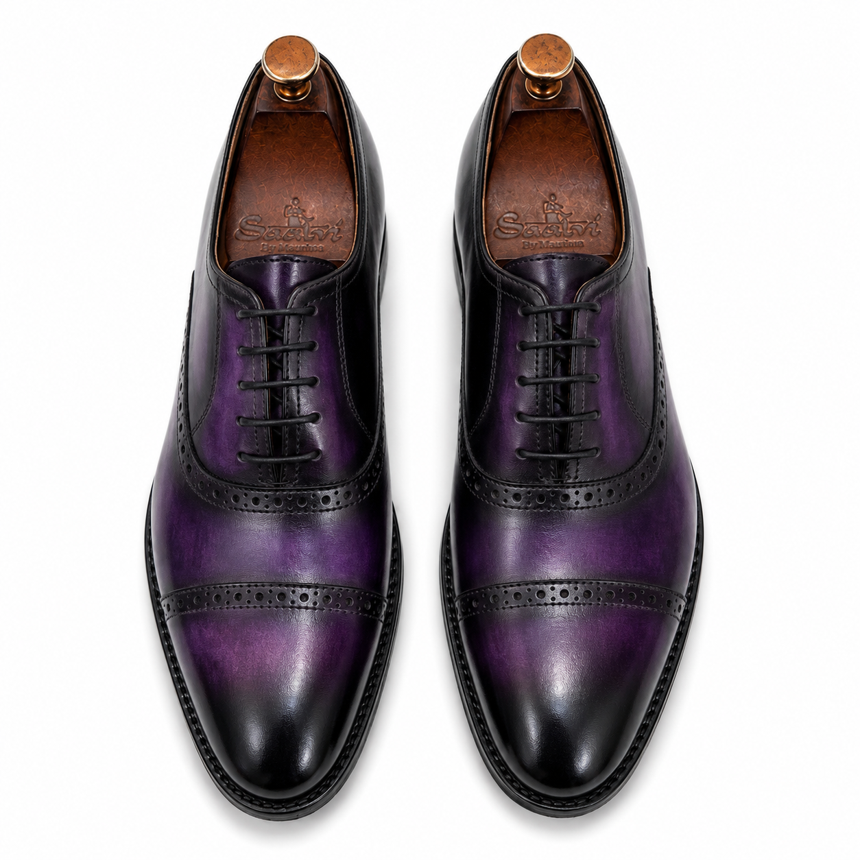 Imperial Amethyst Cap-Toe Oxfords