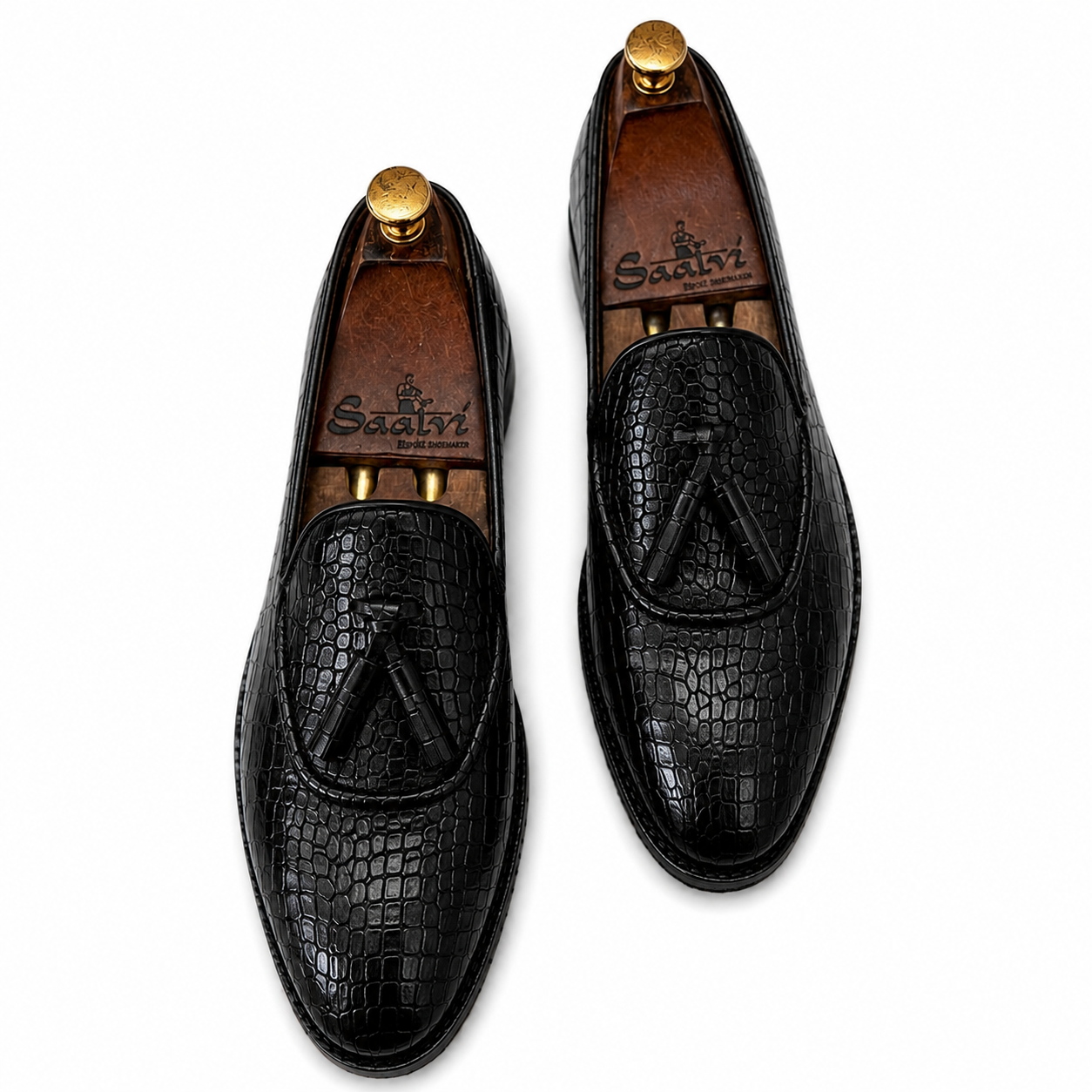 Eclipse Croc Tassel Loafers