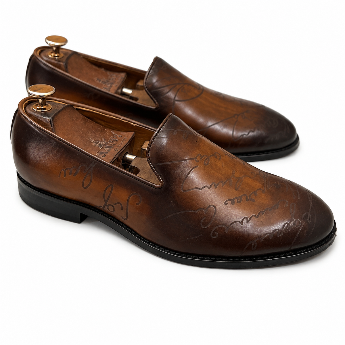 Siganture Loafers Tan Hand Patina