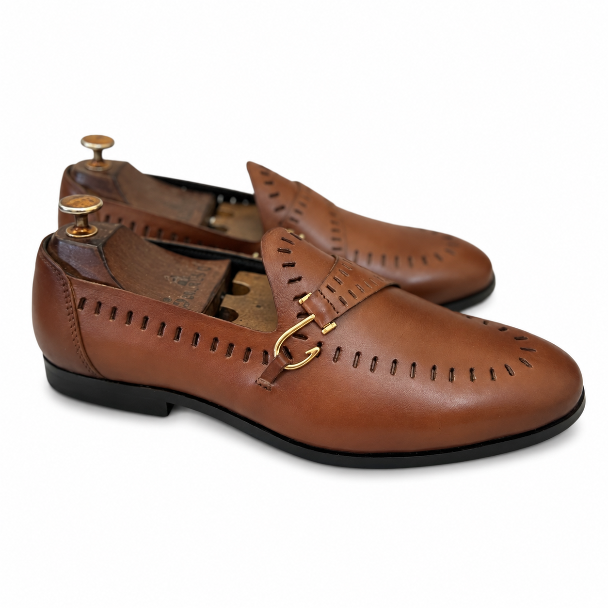 Cutwork Loafers Moritz Tan
