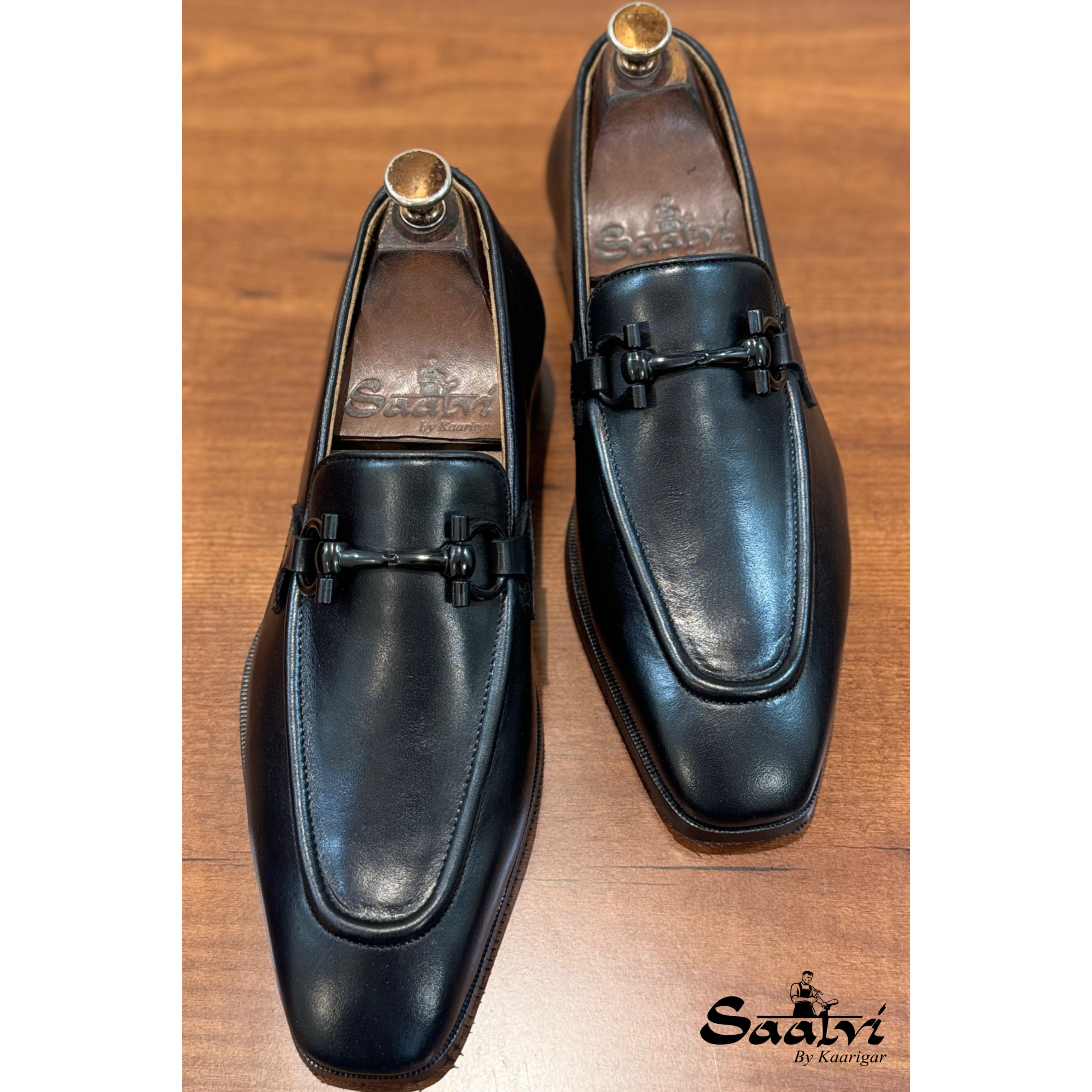 Black Pierre Noir Loafers