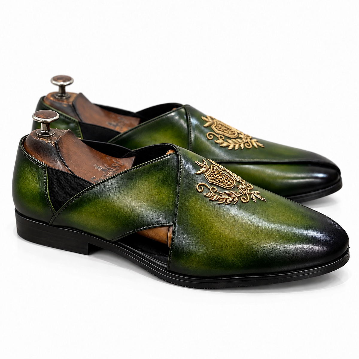 Emerald Crest Dabka Peshawari