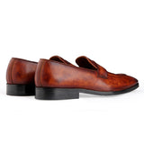Penny Loafers Hand Patina Tan