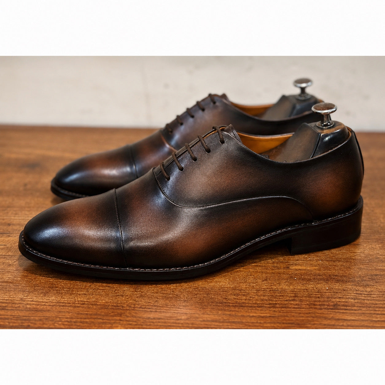 The Chesterfield – Dark Espresso Cap Toe Oxford