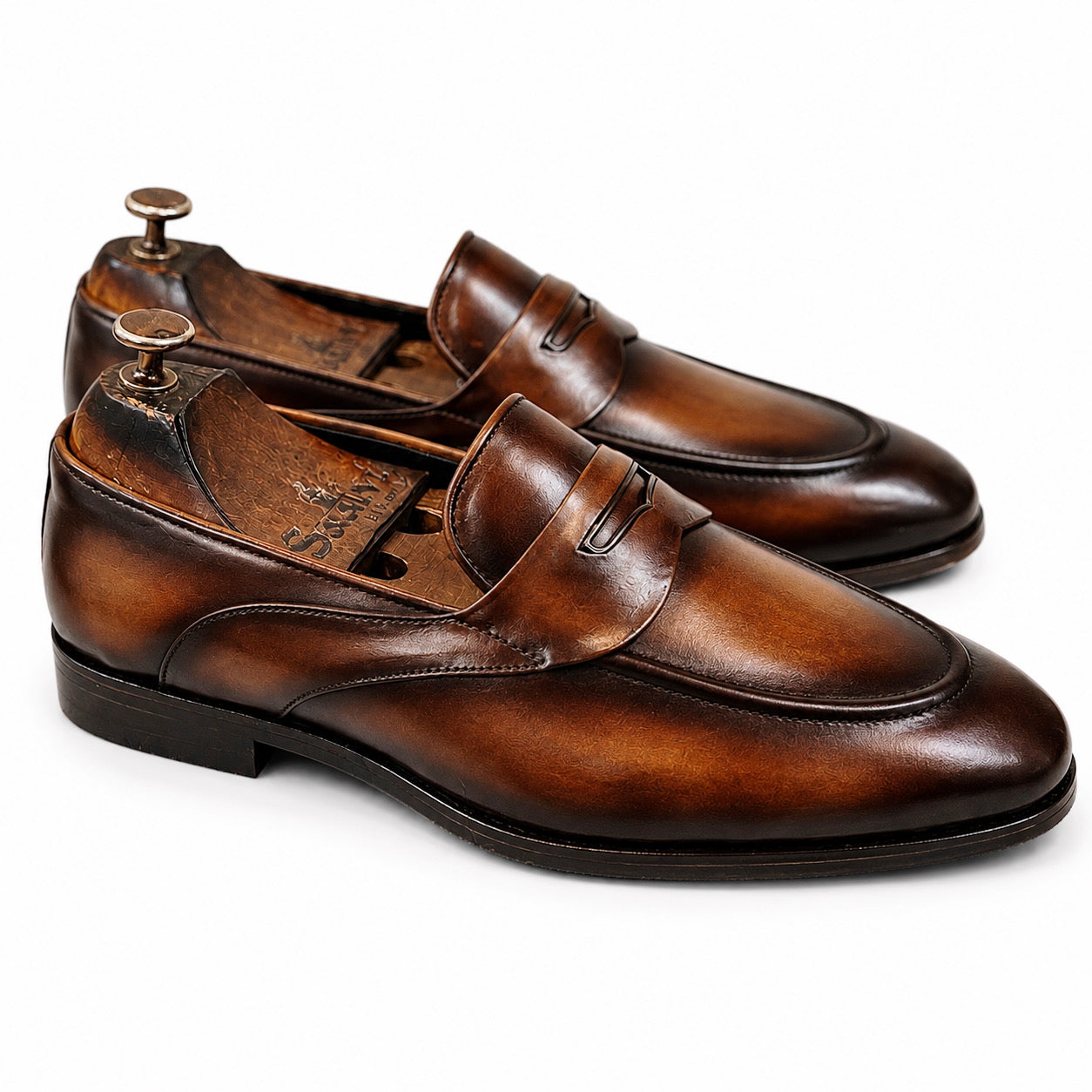 Chestnut Prestige Penny Loafers
