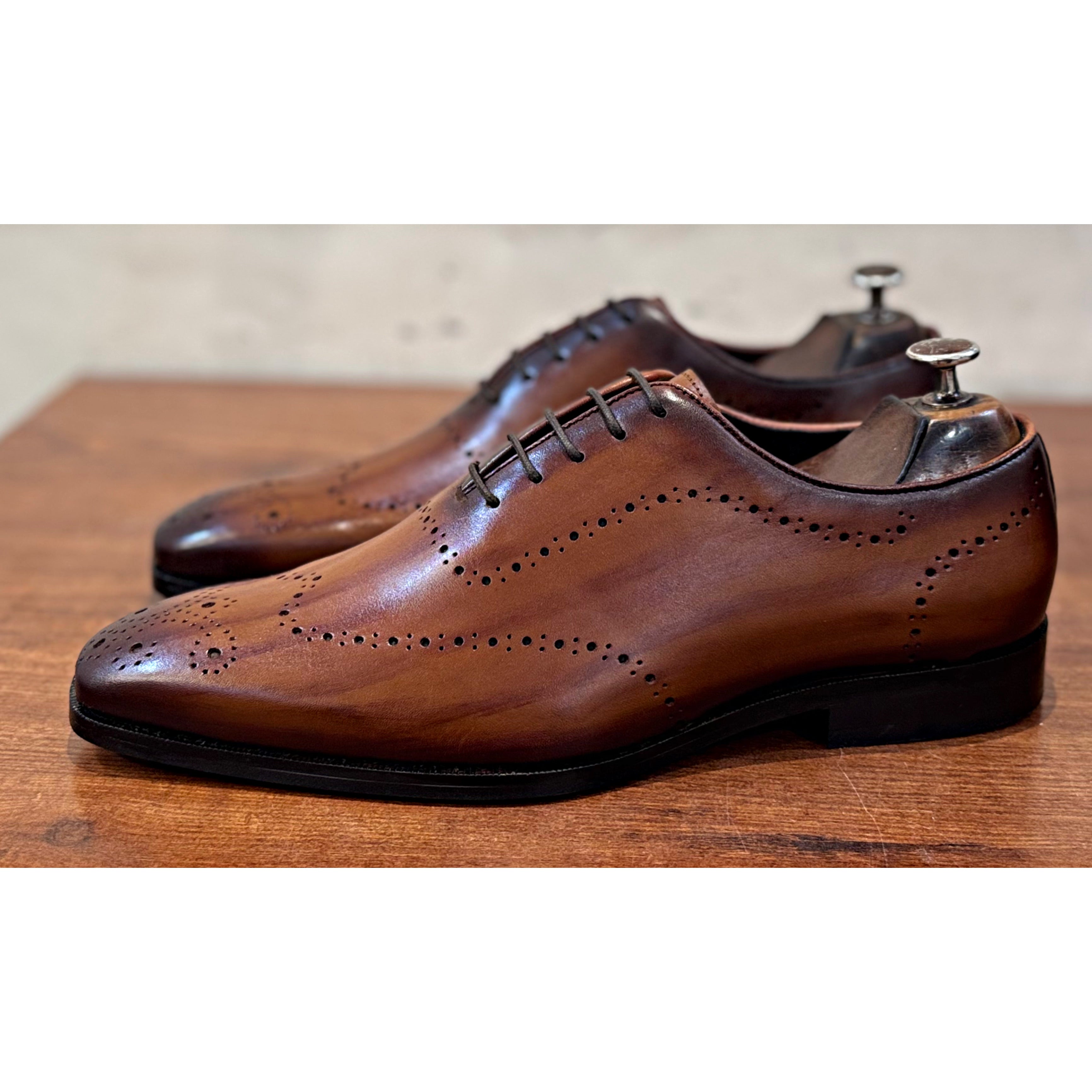 Wholecut Oxfords Cognac