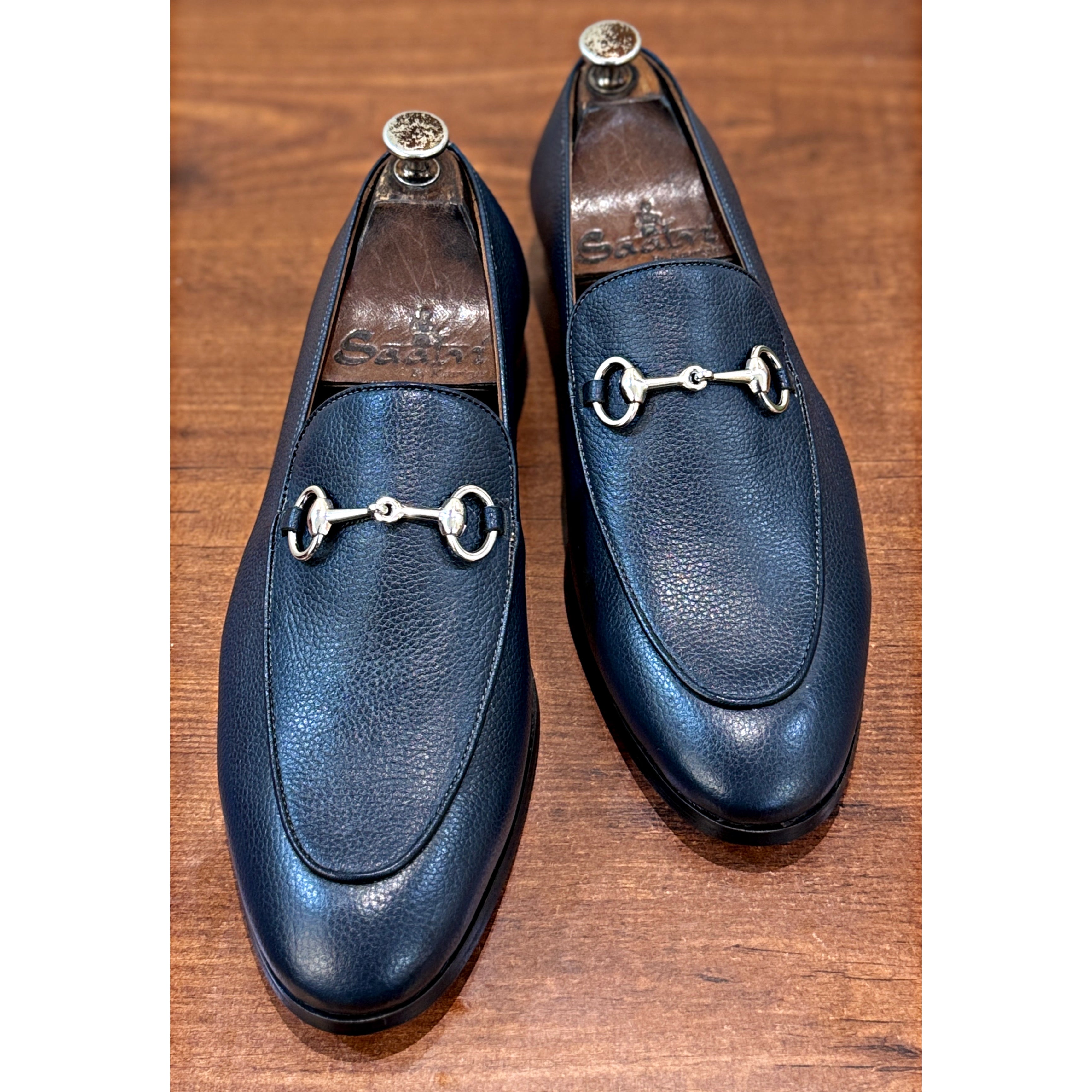 Midnight Cavalier Horsebit Loafer – Navy Blue