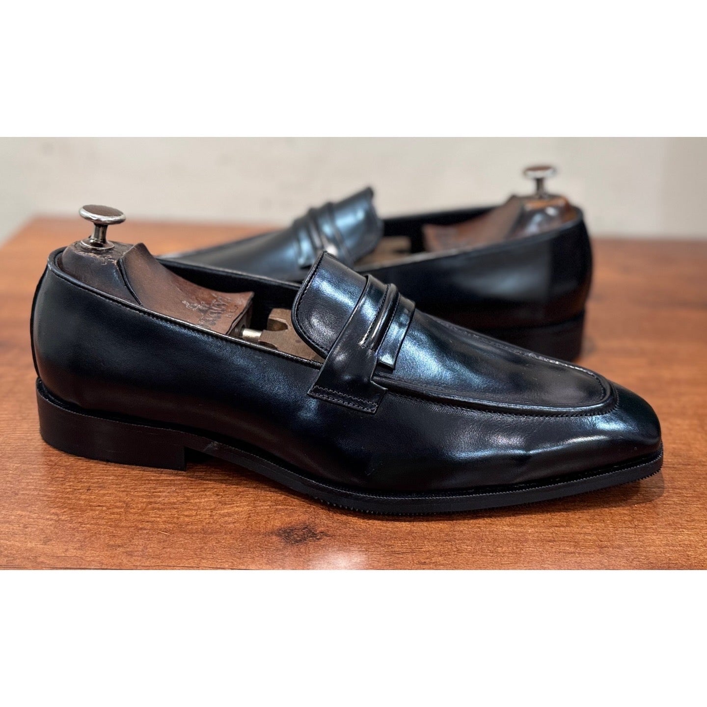 Black Penny Loafers Italia