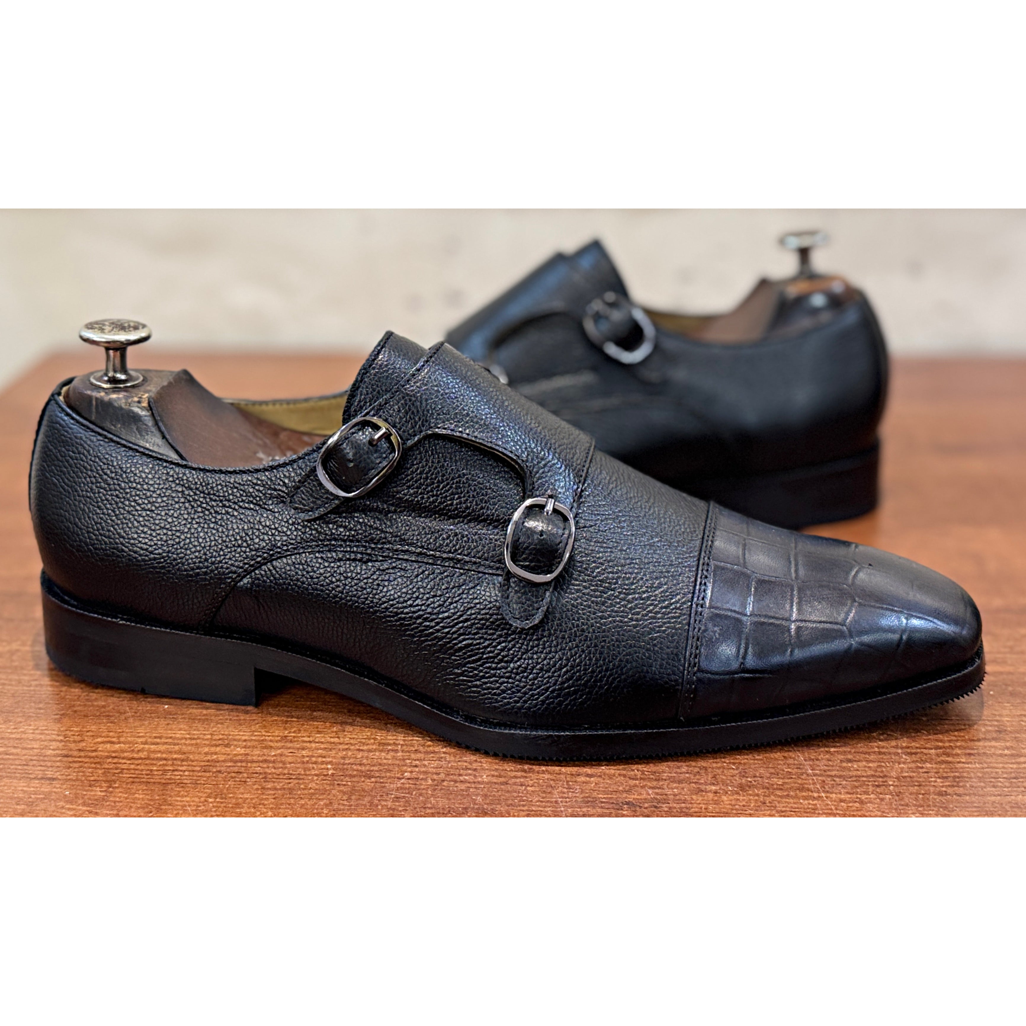 The Noir Croc Monarch Monk