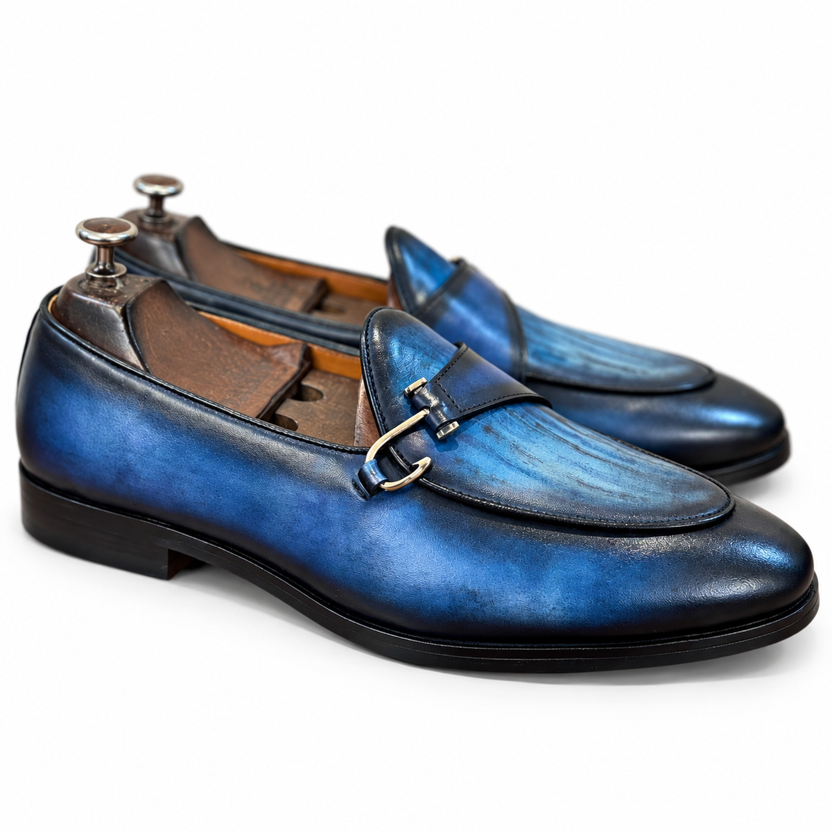Belgian Loafers Blue Moritz