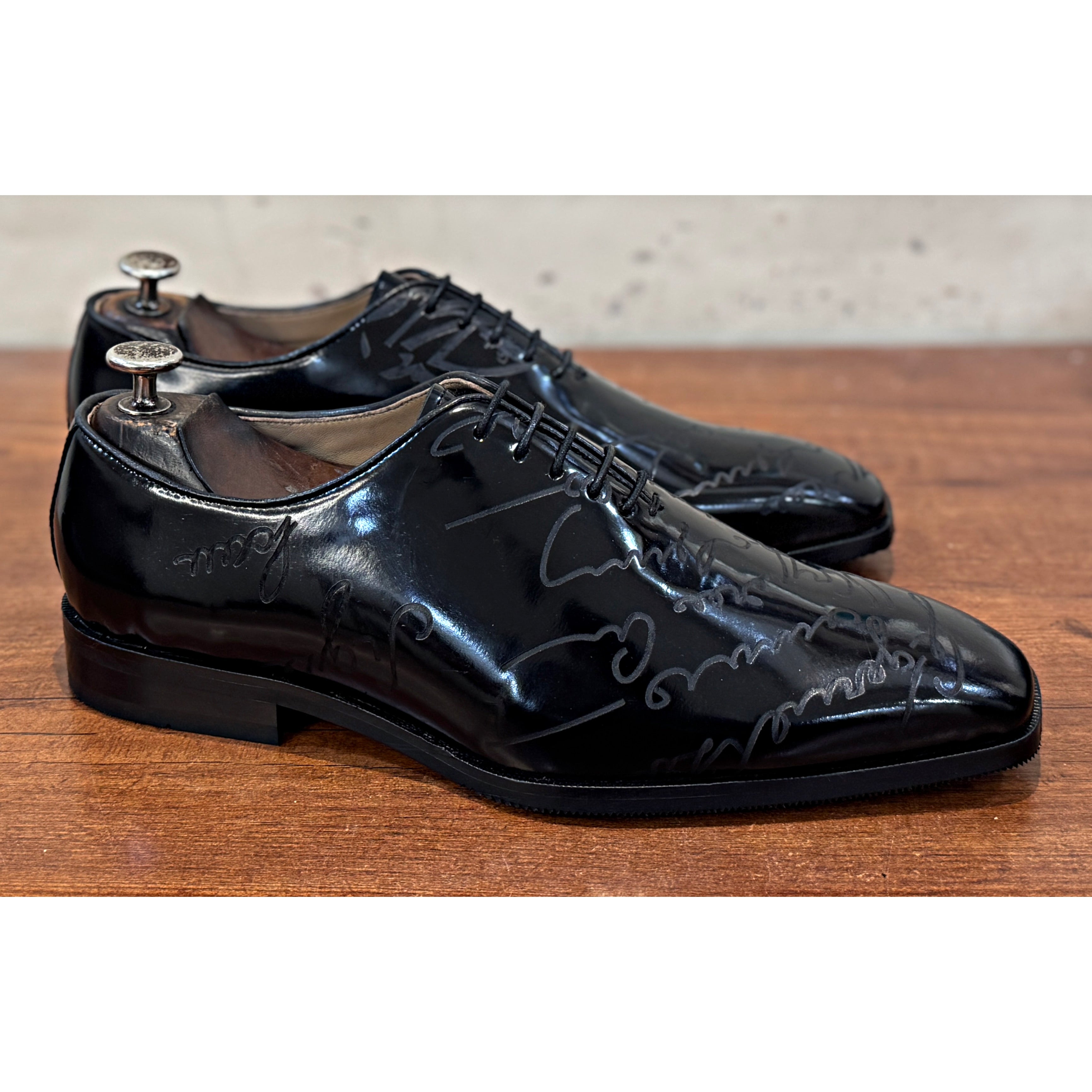 Midnight Signature Patent Oxford Shoes – Luxury Black Dress Shoes