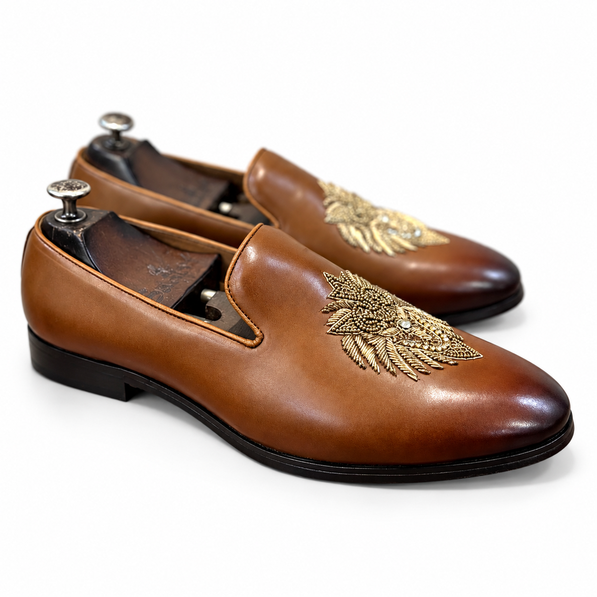 Baroque GoldCrest Slip-Ons