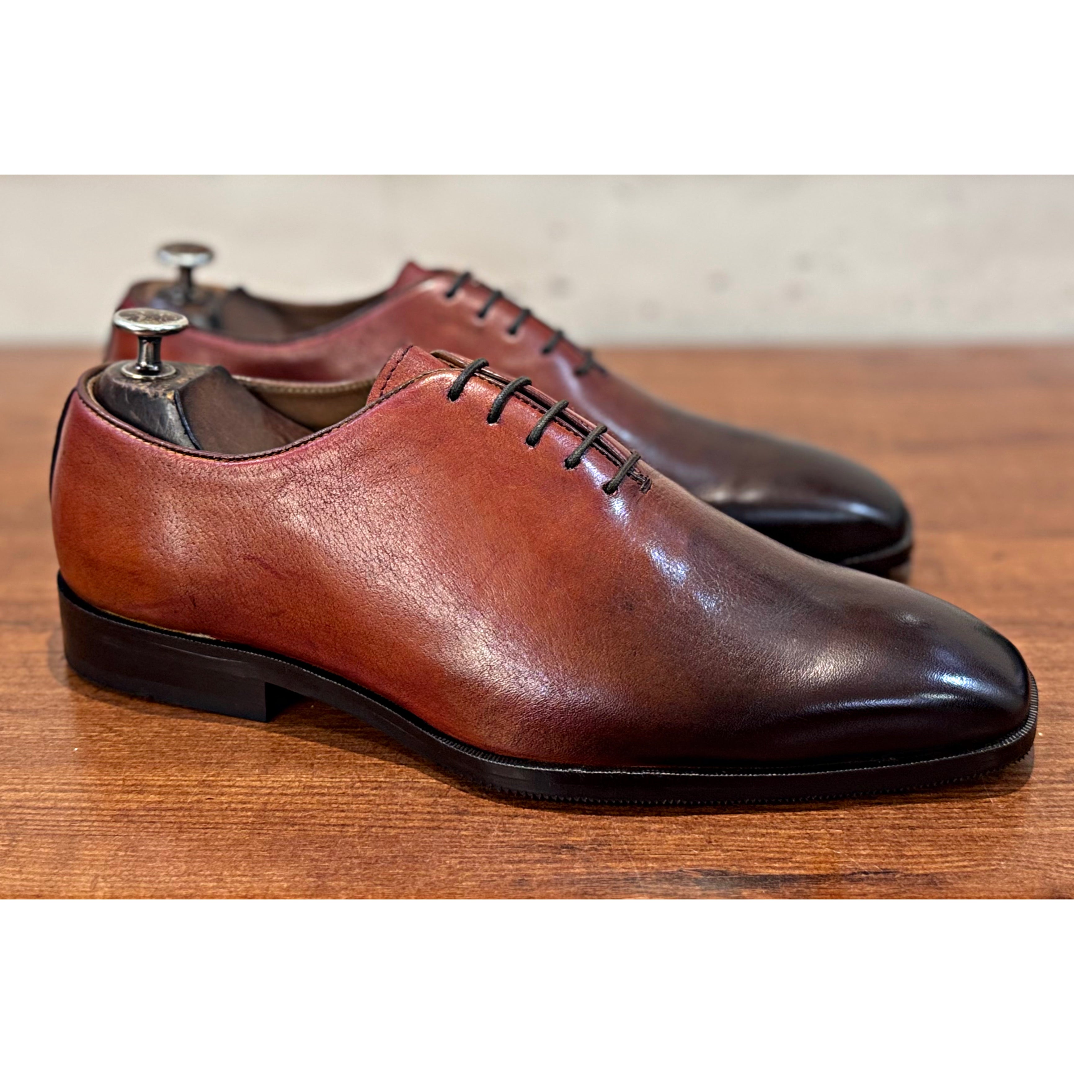 Patina Classic Wholecut Italian Leather Oxfords