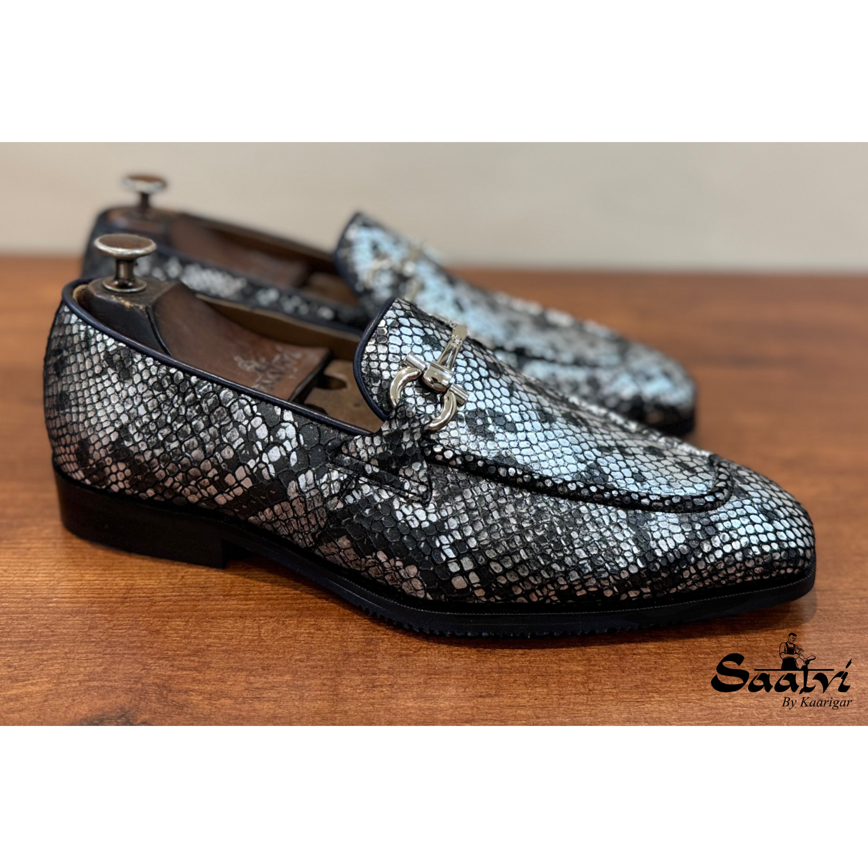 Snake Foil Loafers Silver