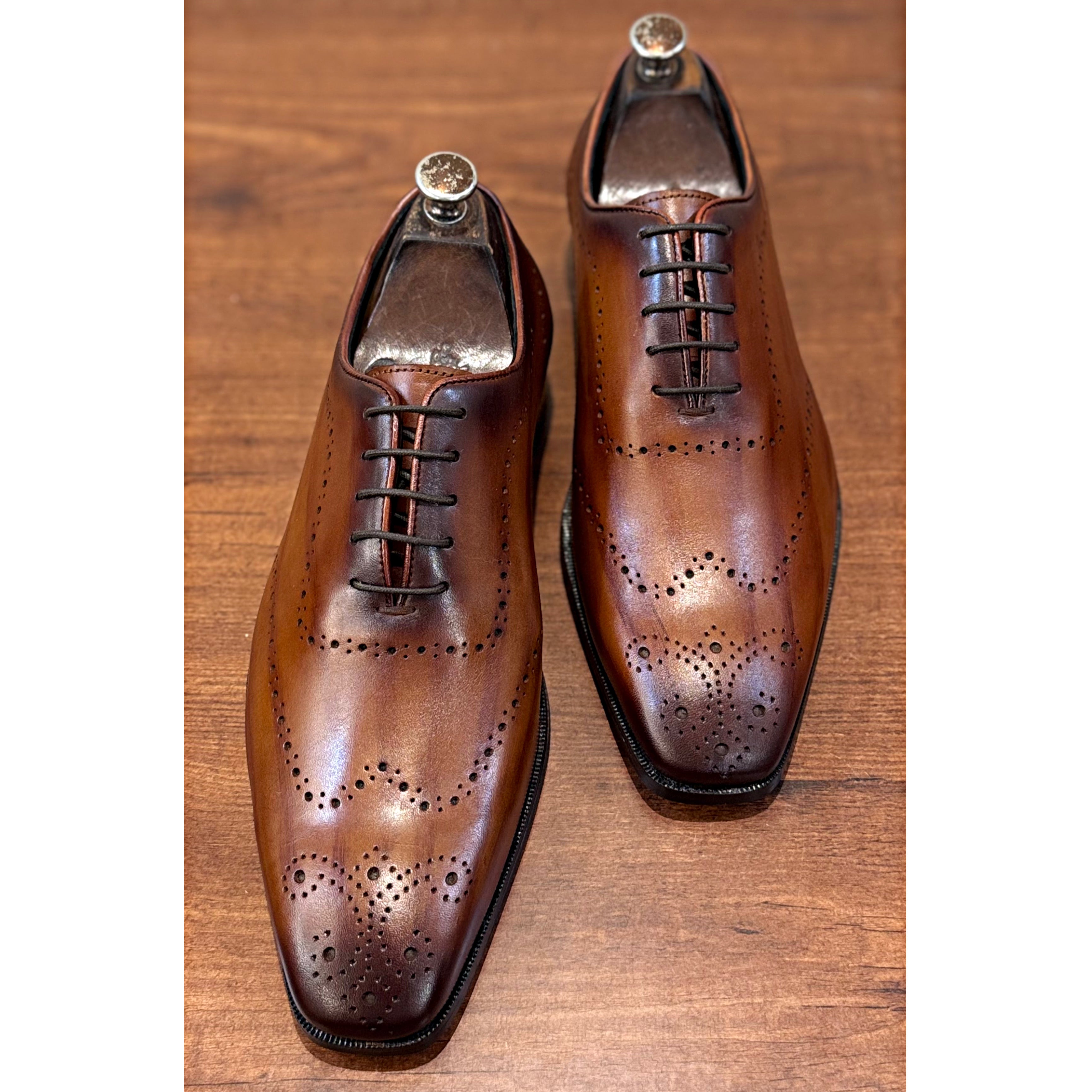 Wholecut Oxfords Cognac