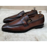 Penny Loafers Brown Hand Finished