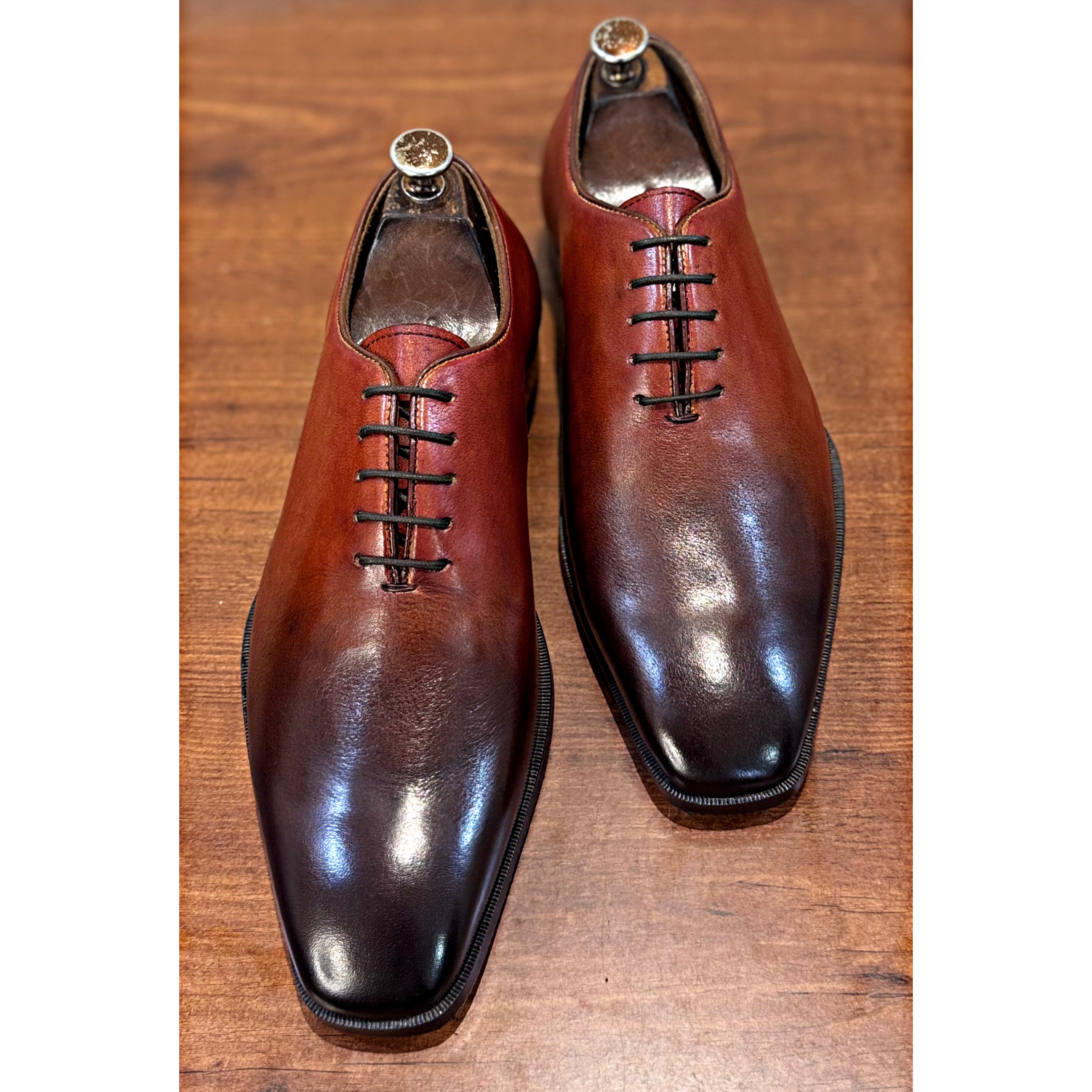 Patina Classic Wholecut Italian Leather Oxfords