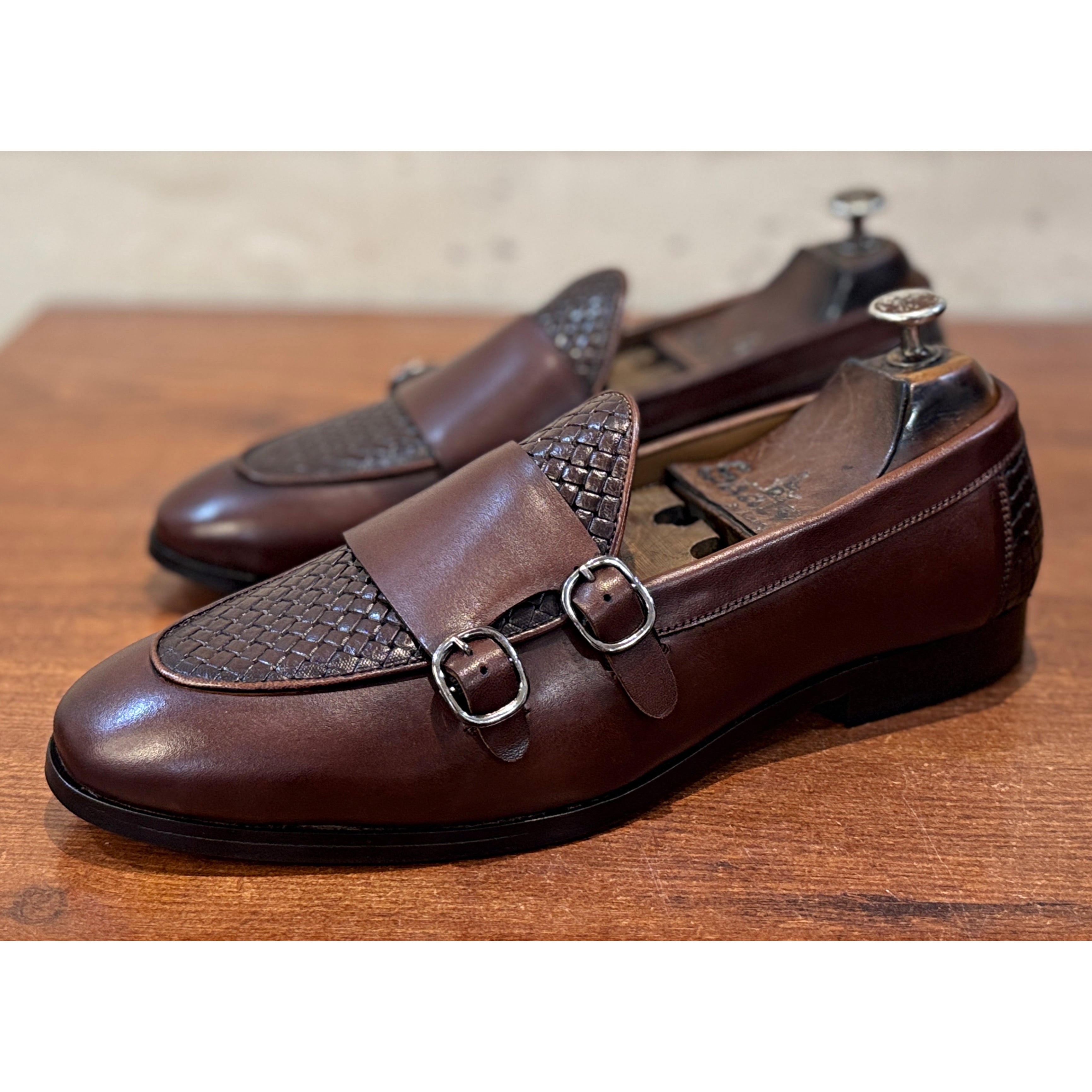 Imperial Woven Double Monk – Espresso Brown
