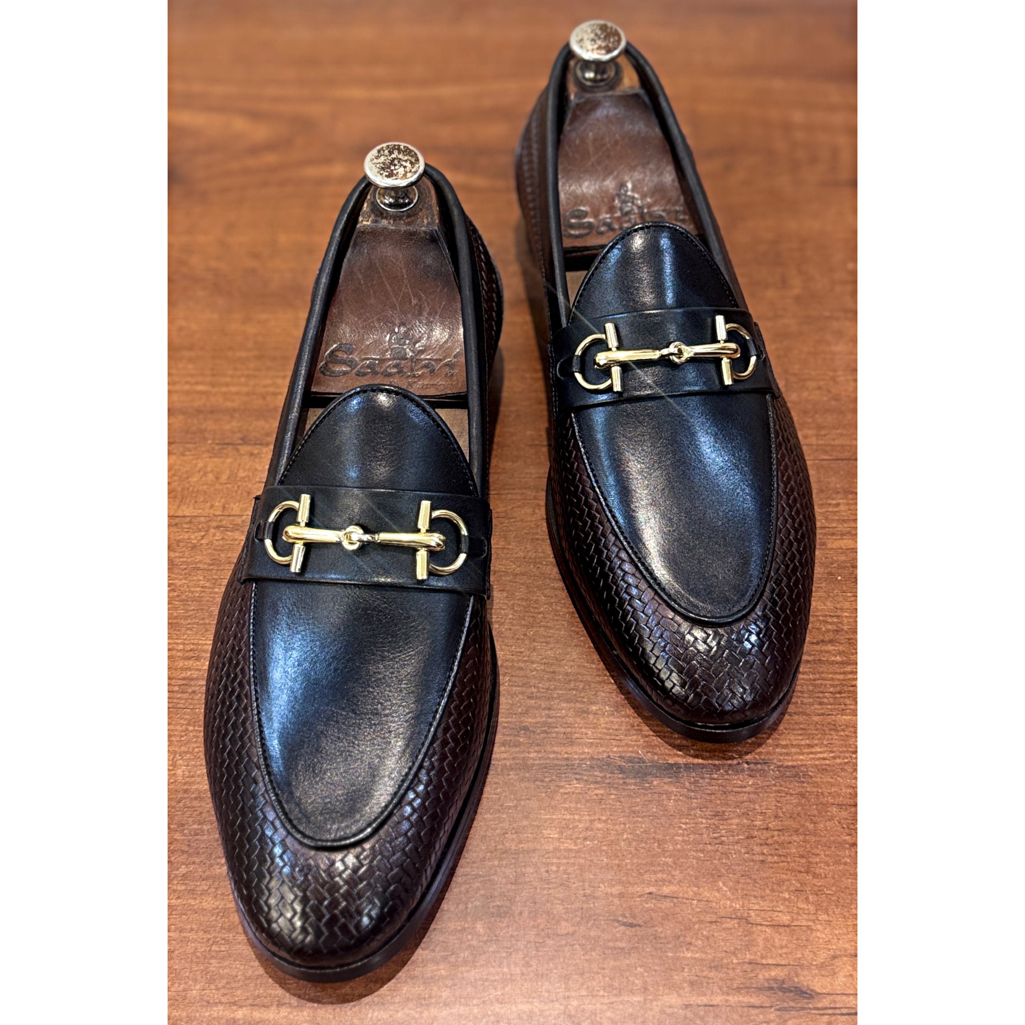 Regent Woven Horsebit Loafer – Espresso Black