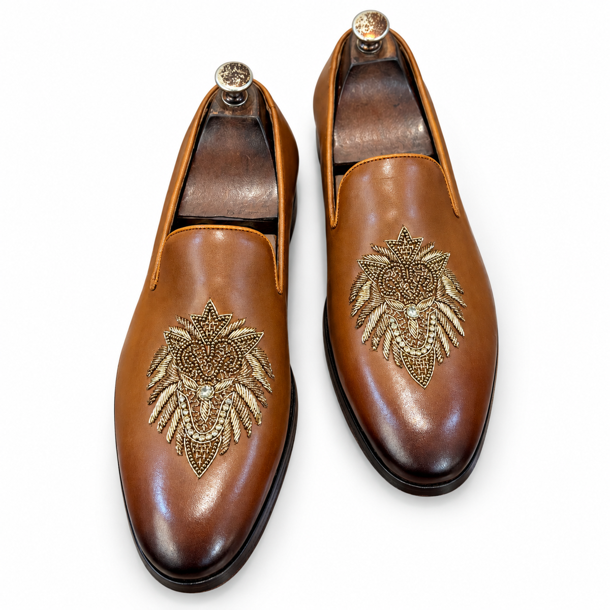 Baroque GoldCrest Slip-Ons