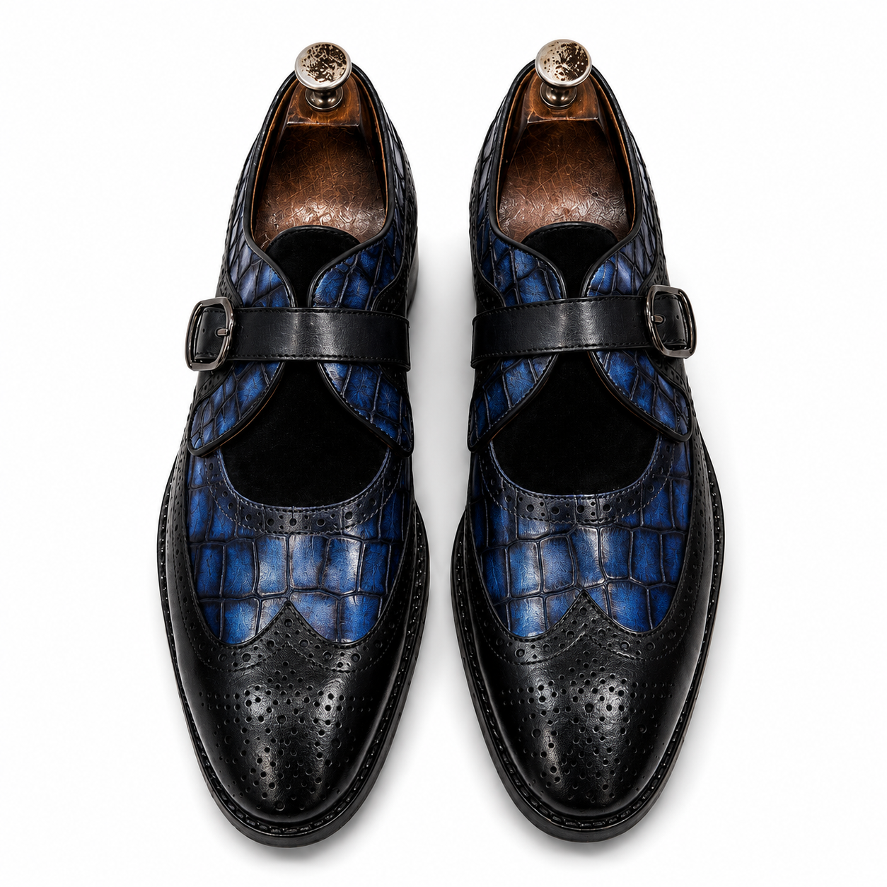 The Monaco Azure Croc Monk