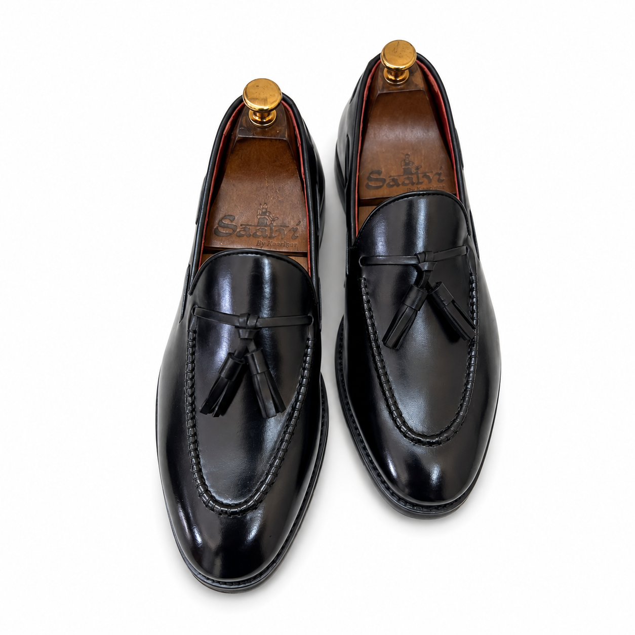The Onyx Sovereign Tassel Loafers