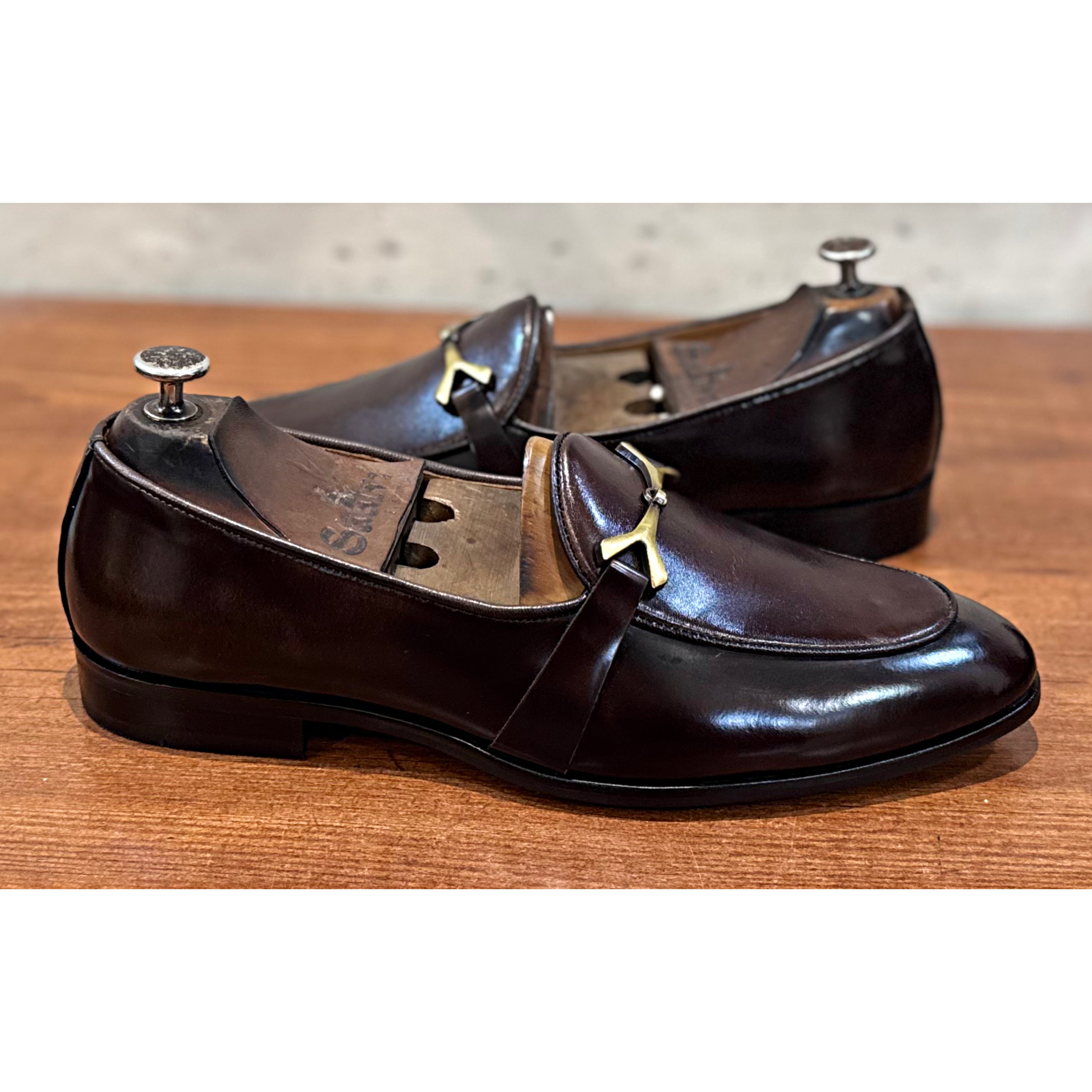 Brown Loafers With Buckle