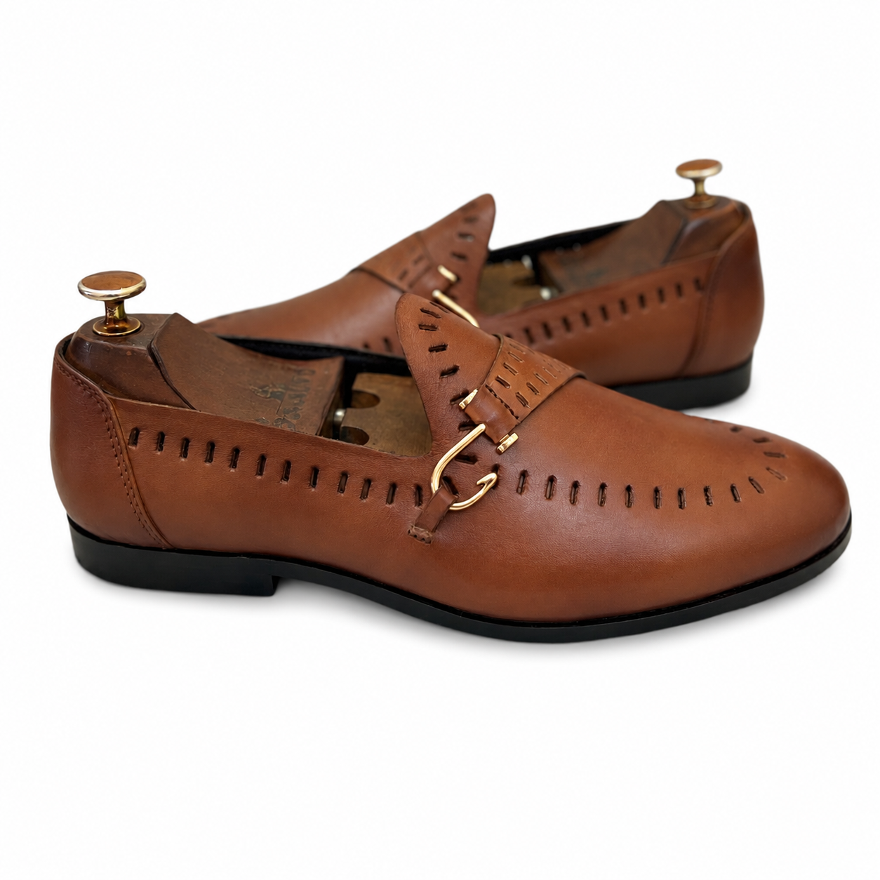Cutwork Loafers Moritz Tan