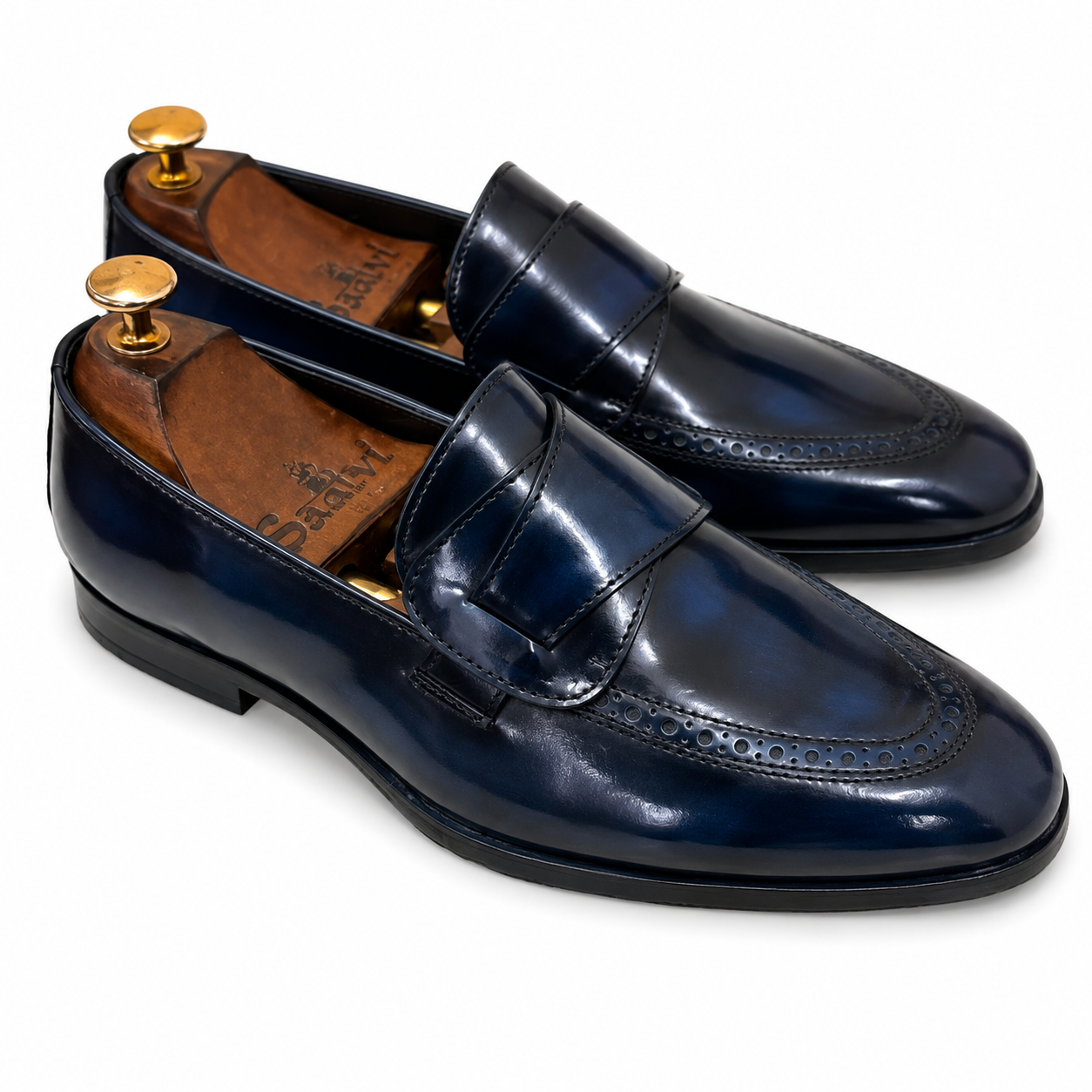 Butterfly Loafers Blue Brushoff