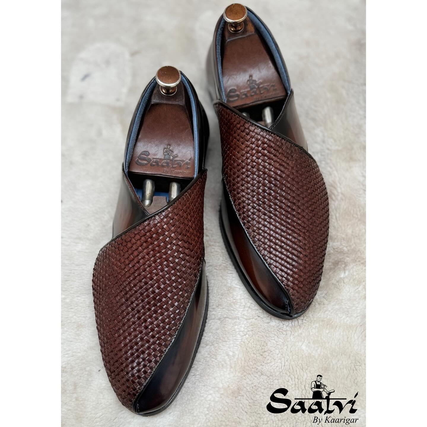 Brown Brushoff Peshwari Sandals