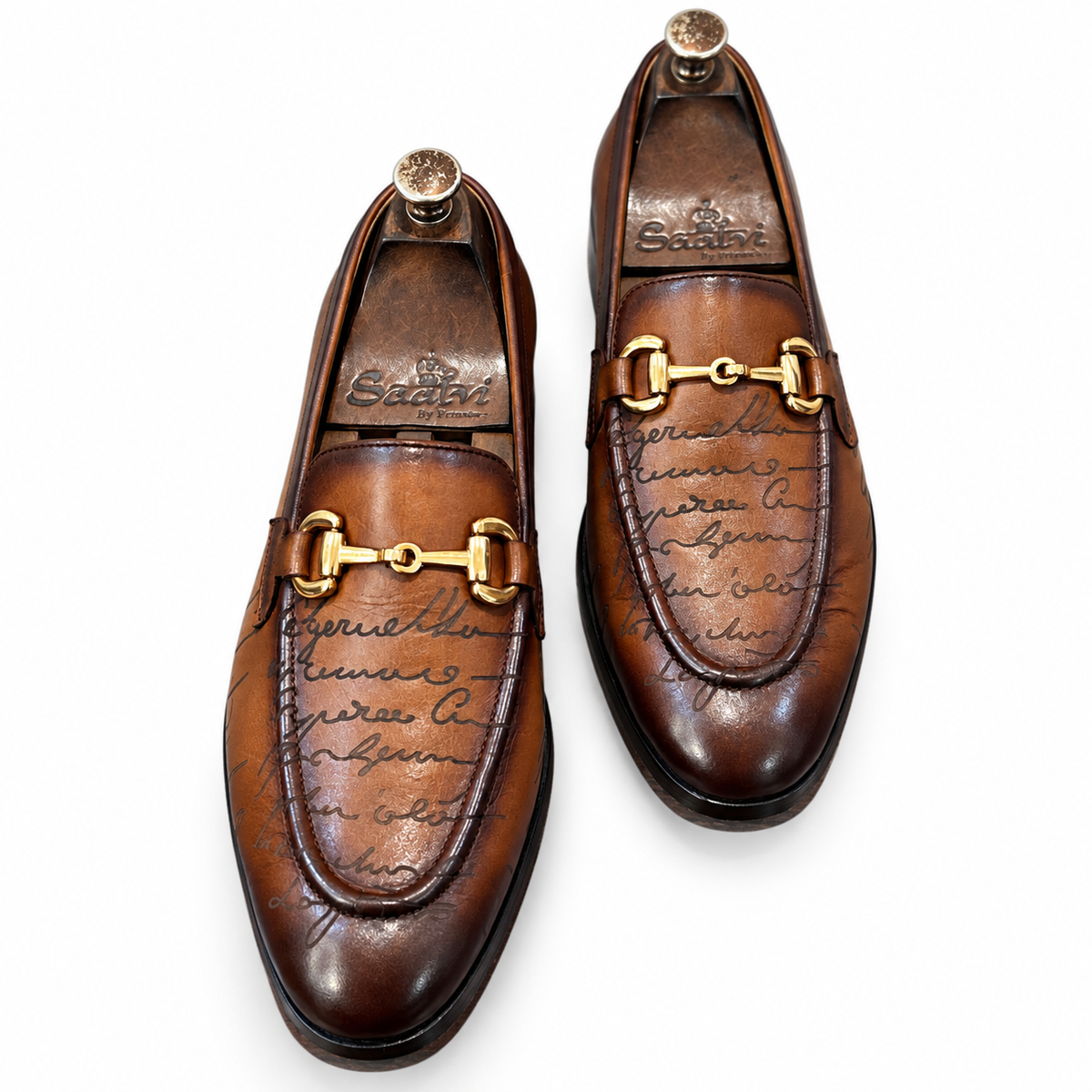 Cognac Élan Horsebit Loafers